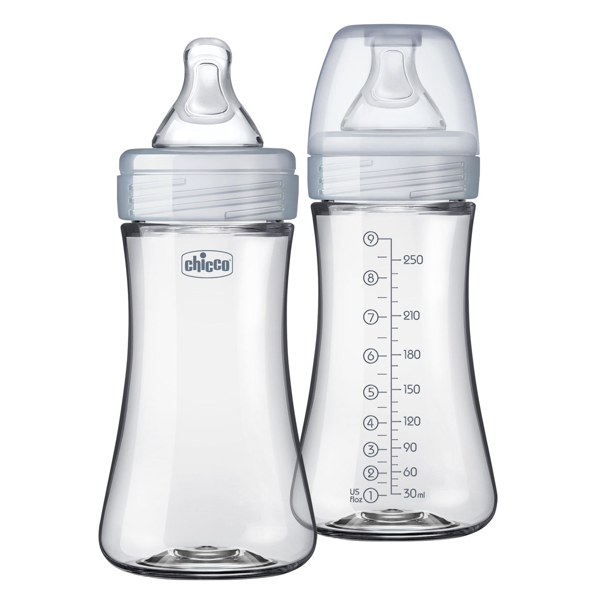 Duo 9oz Hybrid Baby Bottle - 2-Pack, Neutral