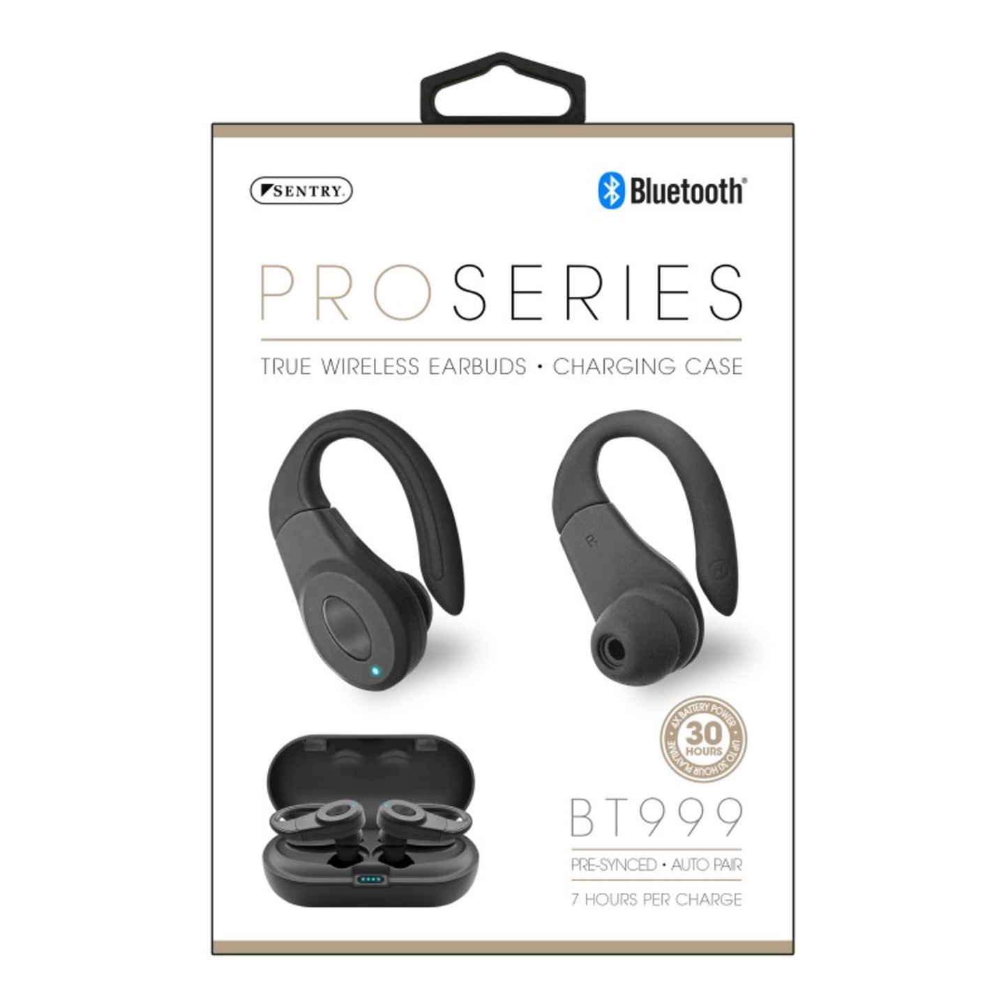 TRUE WIRELESS SPORT HOOKS WCHARGING CASE