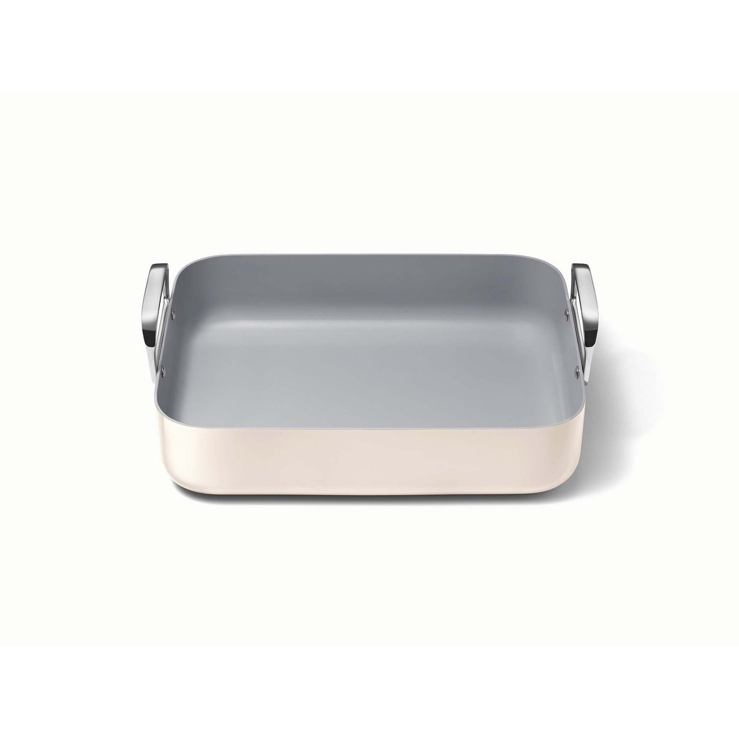 ROASTING PAN W/ RACK CREAM