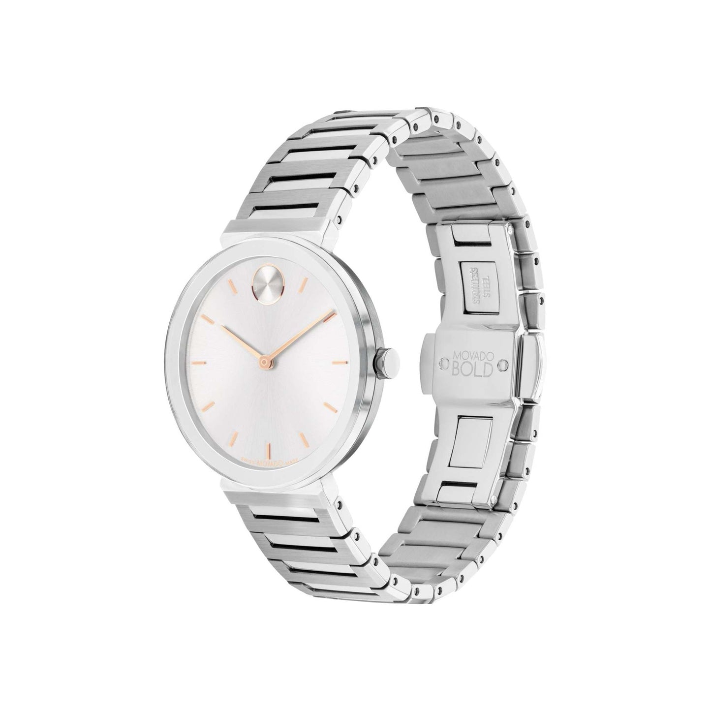 LADIES' BOLD HORIZON STAINLESS STEEL WATCH