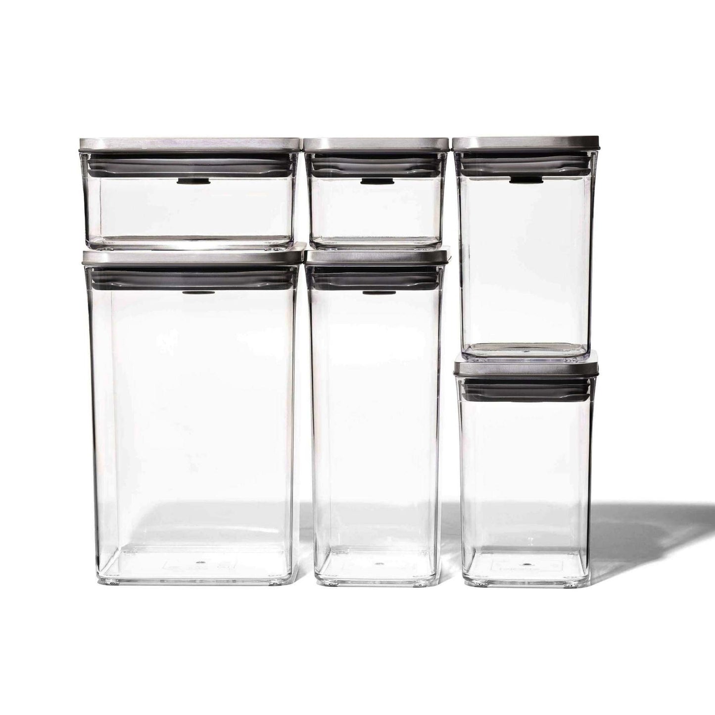 STEEL 6PC POP CONTAINER SET