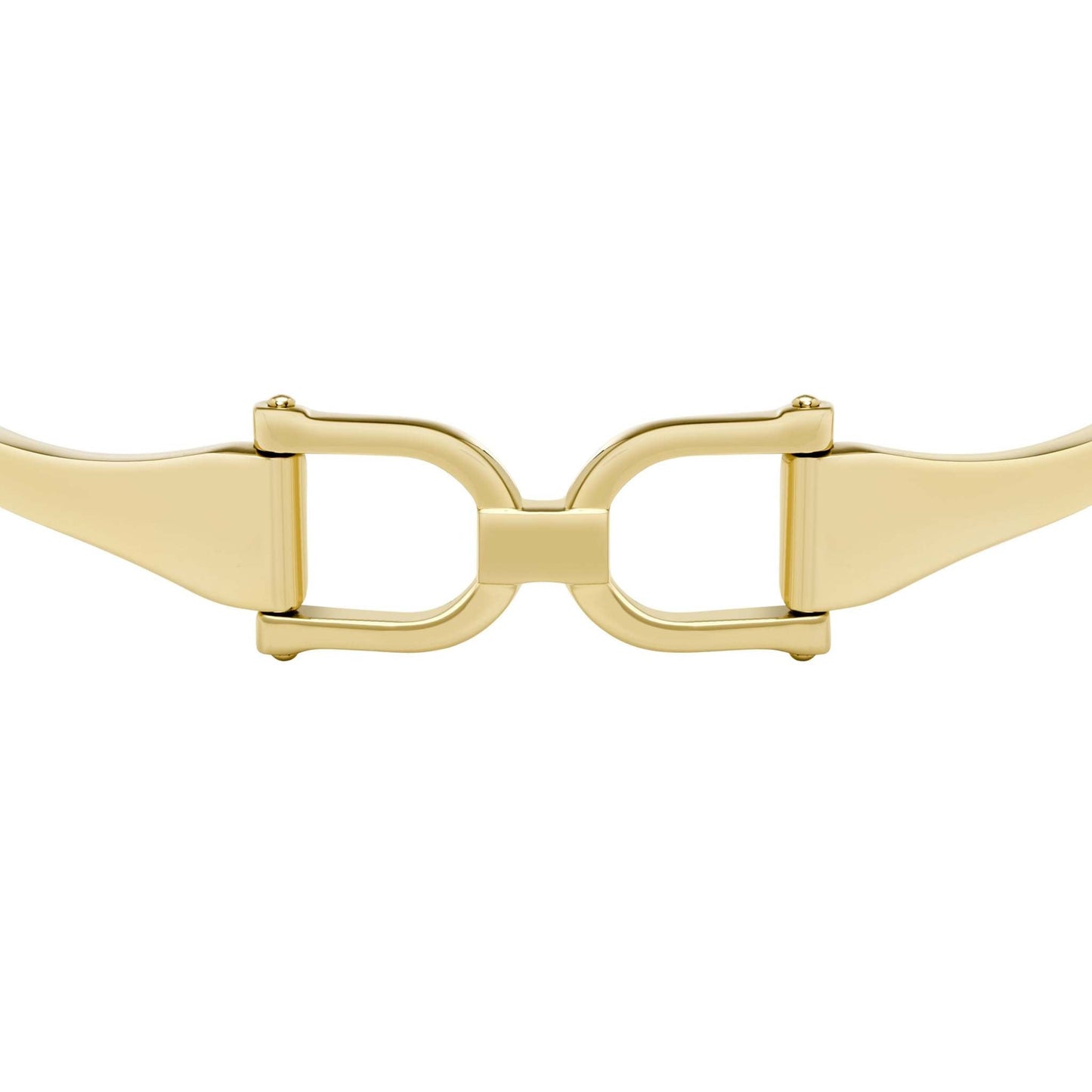 HERITAGE D-LINK STAINLESS STEEL BANGLE BRACELET