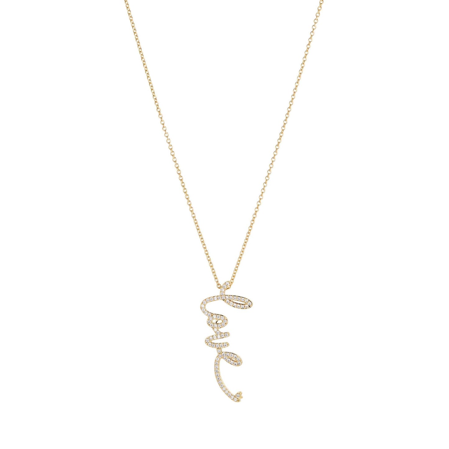 PAVE LOVE NECKLACE