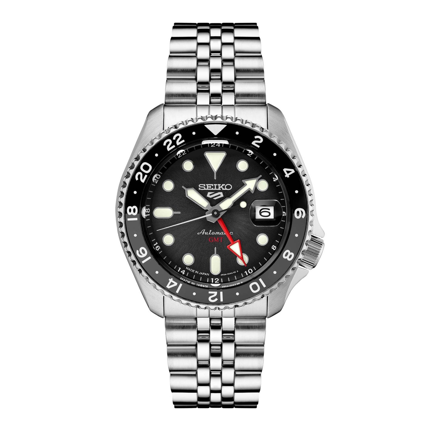 MENS SEIKO 5 SPORT SKX GMT SERIES WATCH