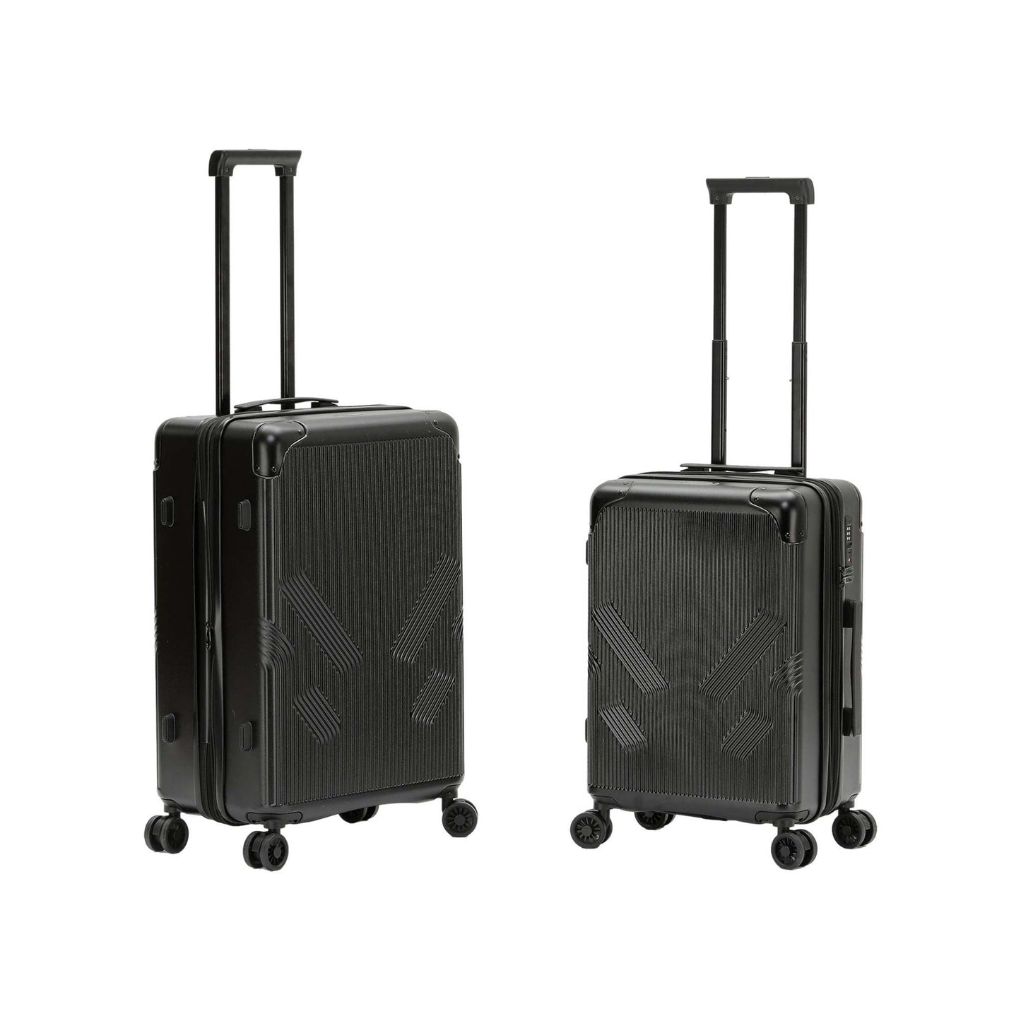 2PC HARDSIDE LUGGAGE SET W/ 3PC PACKING CUBES