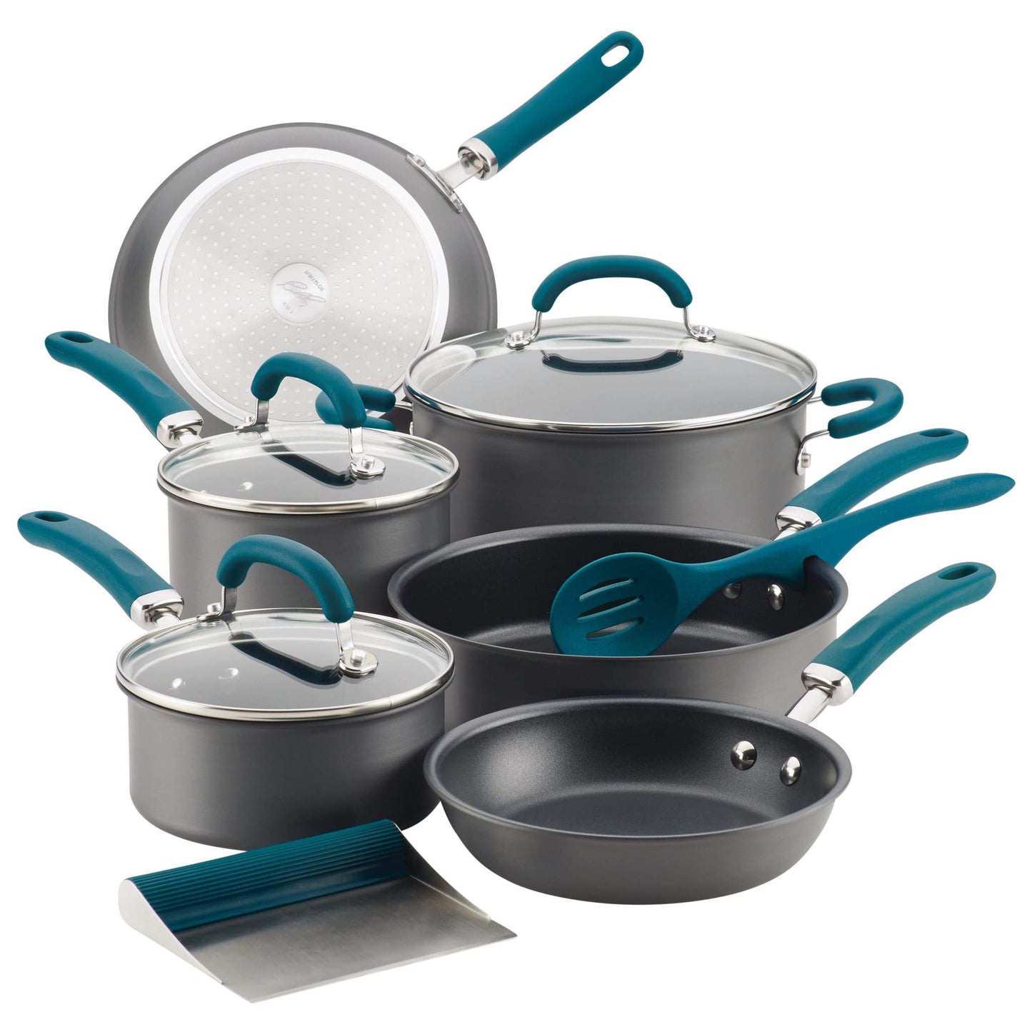 CREATE DELICIOUS 11PC HARD ANODIZED NONSTICK COOKWARE