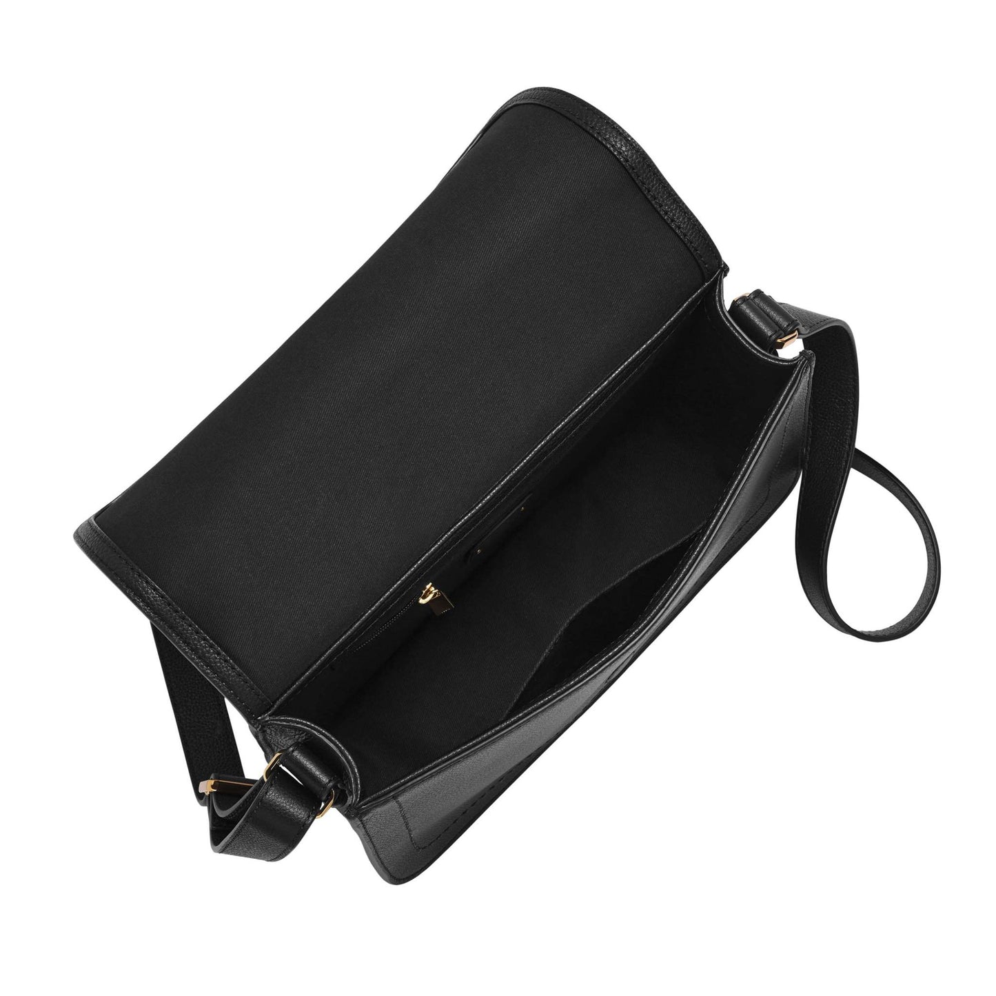 ZOEY LARGE LEATHER FLAP CROSSBODY