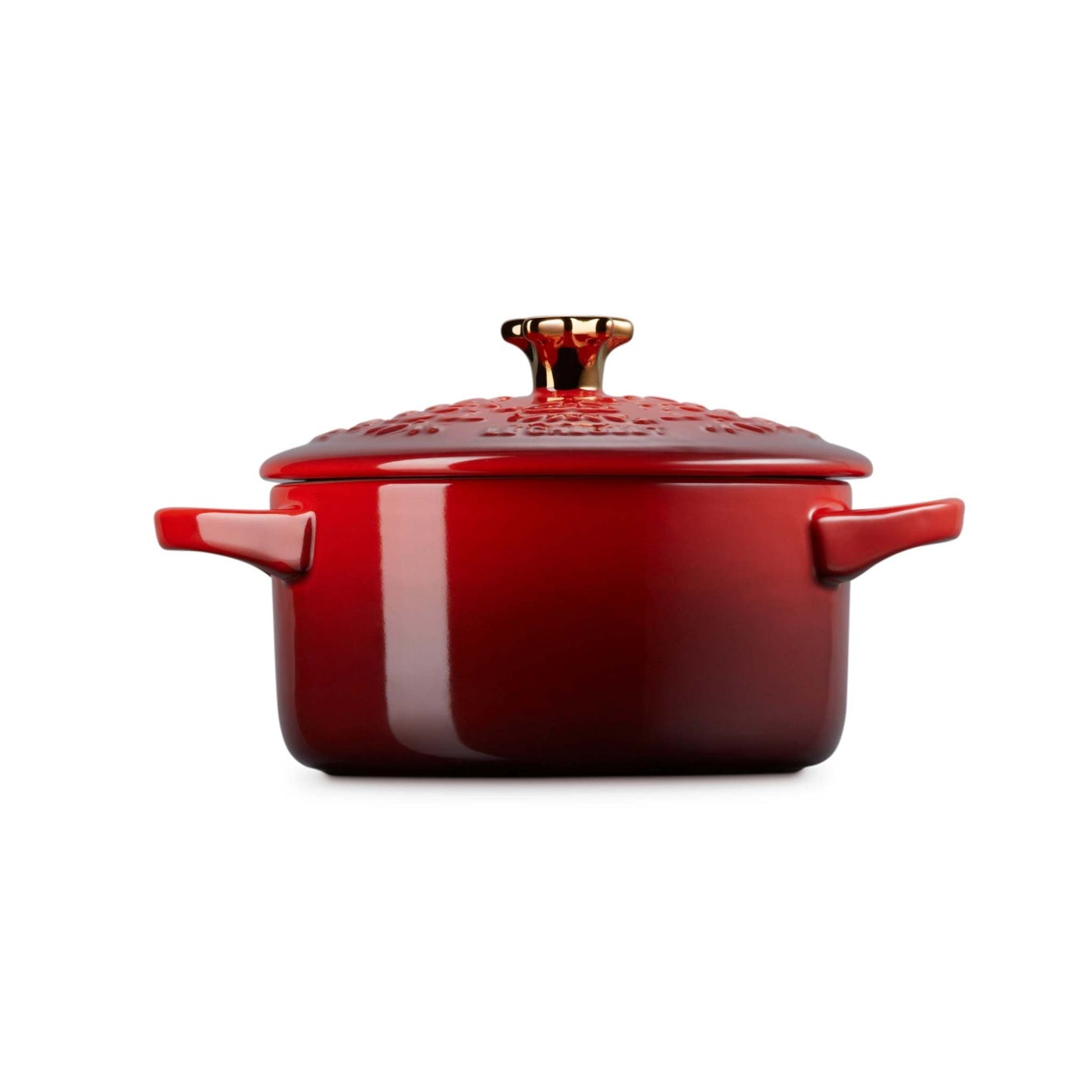 NOEL COLLECTION 24OZ STONEWARE MINI COCOTTE CERISE