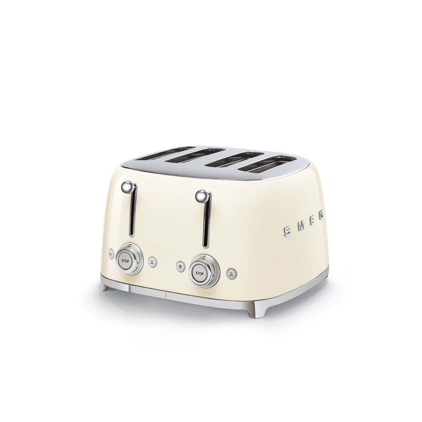 50S RETRO-STYLE 4 SLICE SLOT TOASTER CREAM