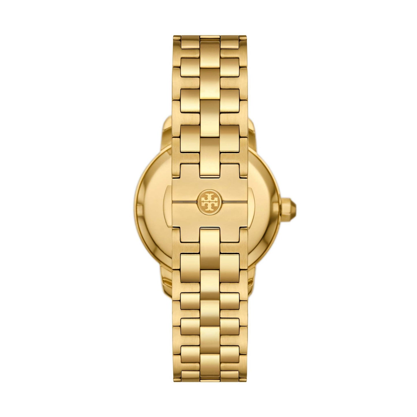 LADIES' TORY STAINLESS STEEL WATCH, CREAM DIAL