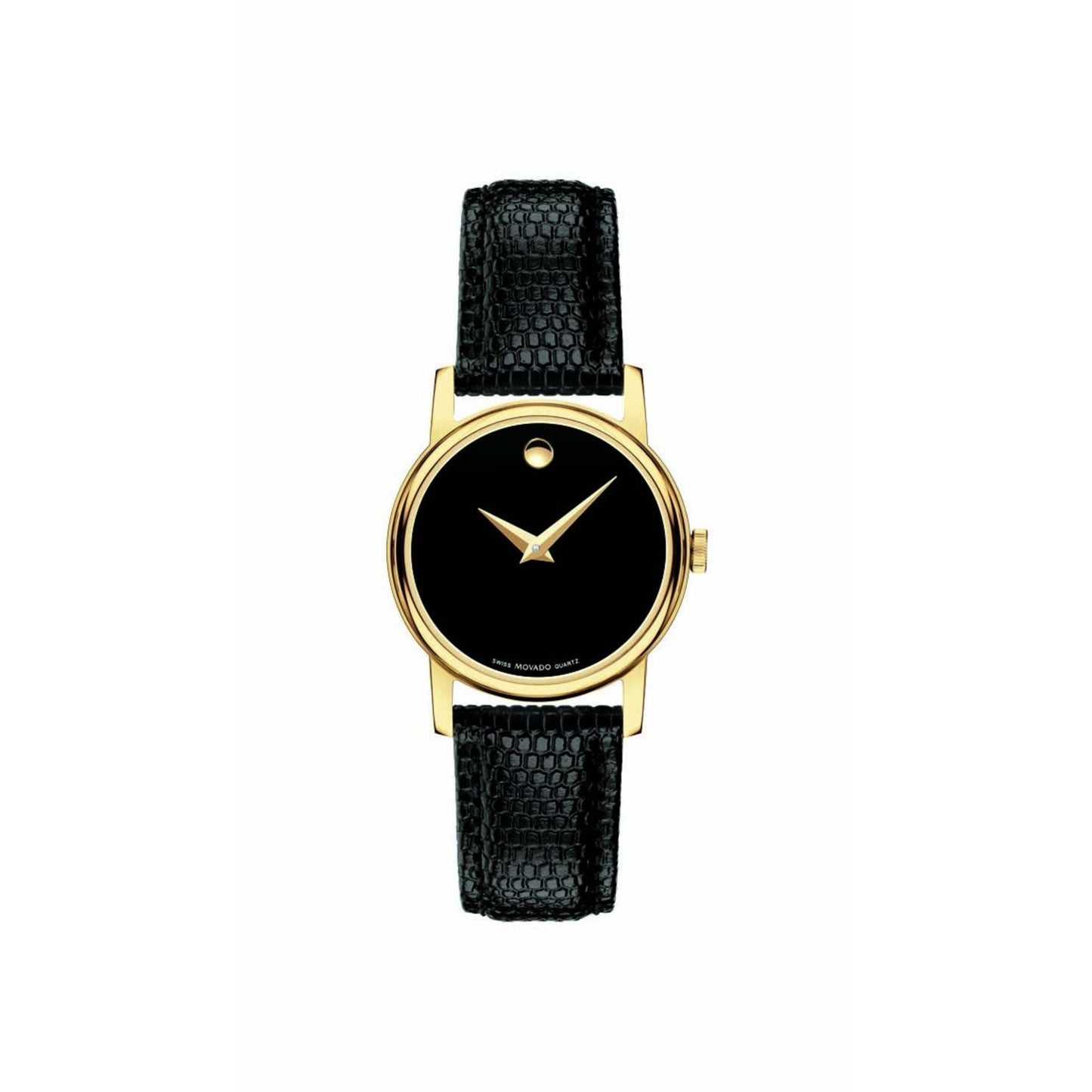 LADIES MUSEUM CLASSIC TEXTURED LEATHER STRAP WATCH