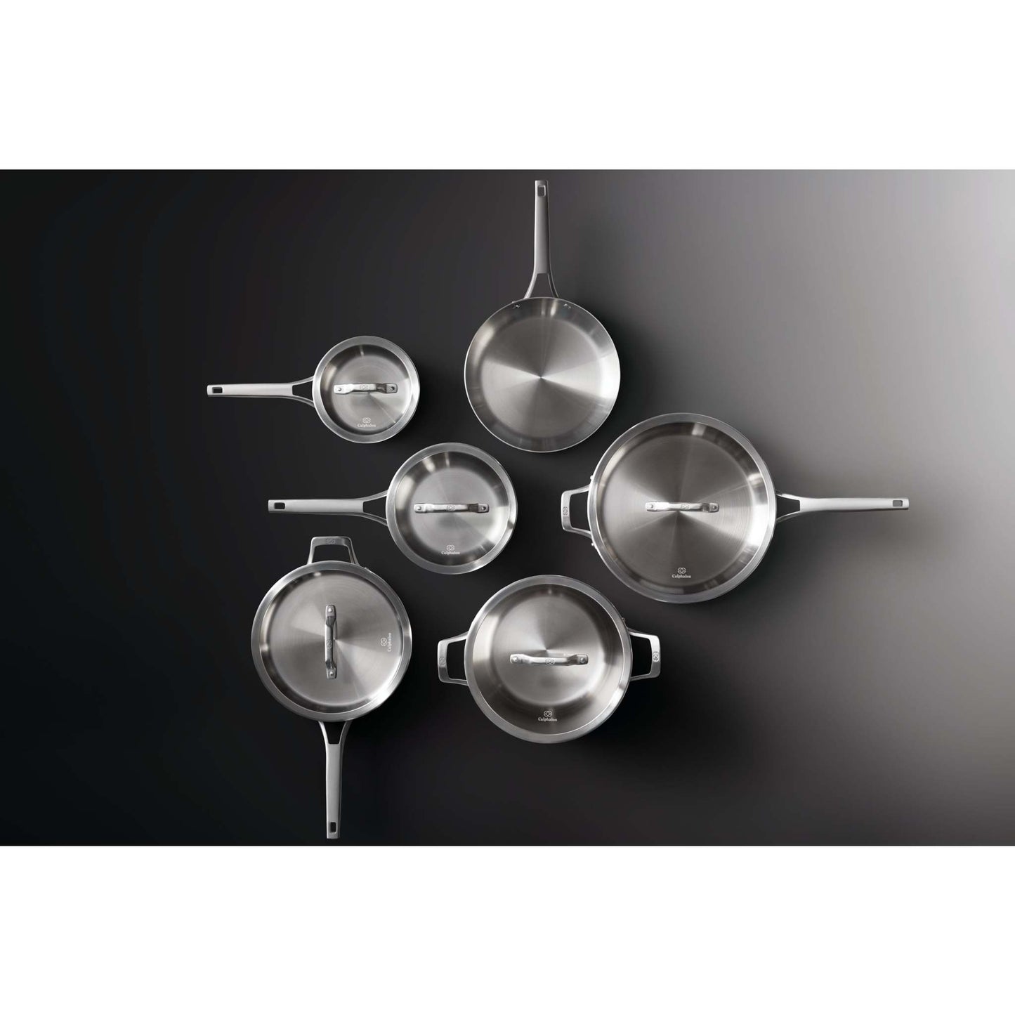 PREMIER STAINLESS STEEL 11PC COOKWARE SET