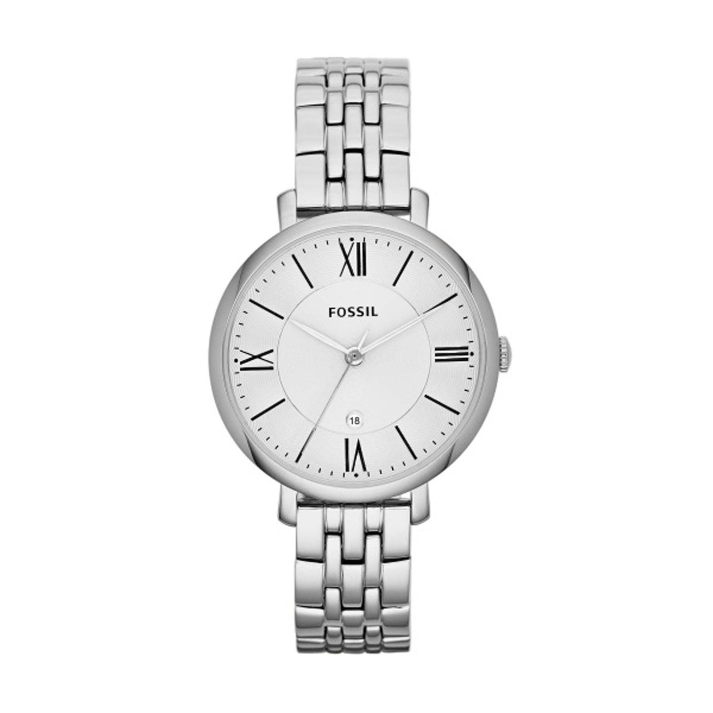 LADIES JACQUELINE 3-HAND STAINLESS STEEL WATCH