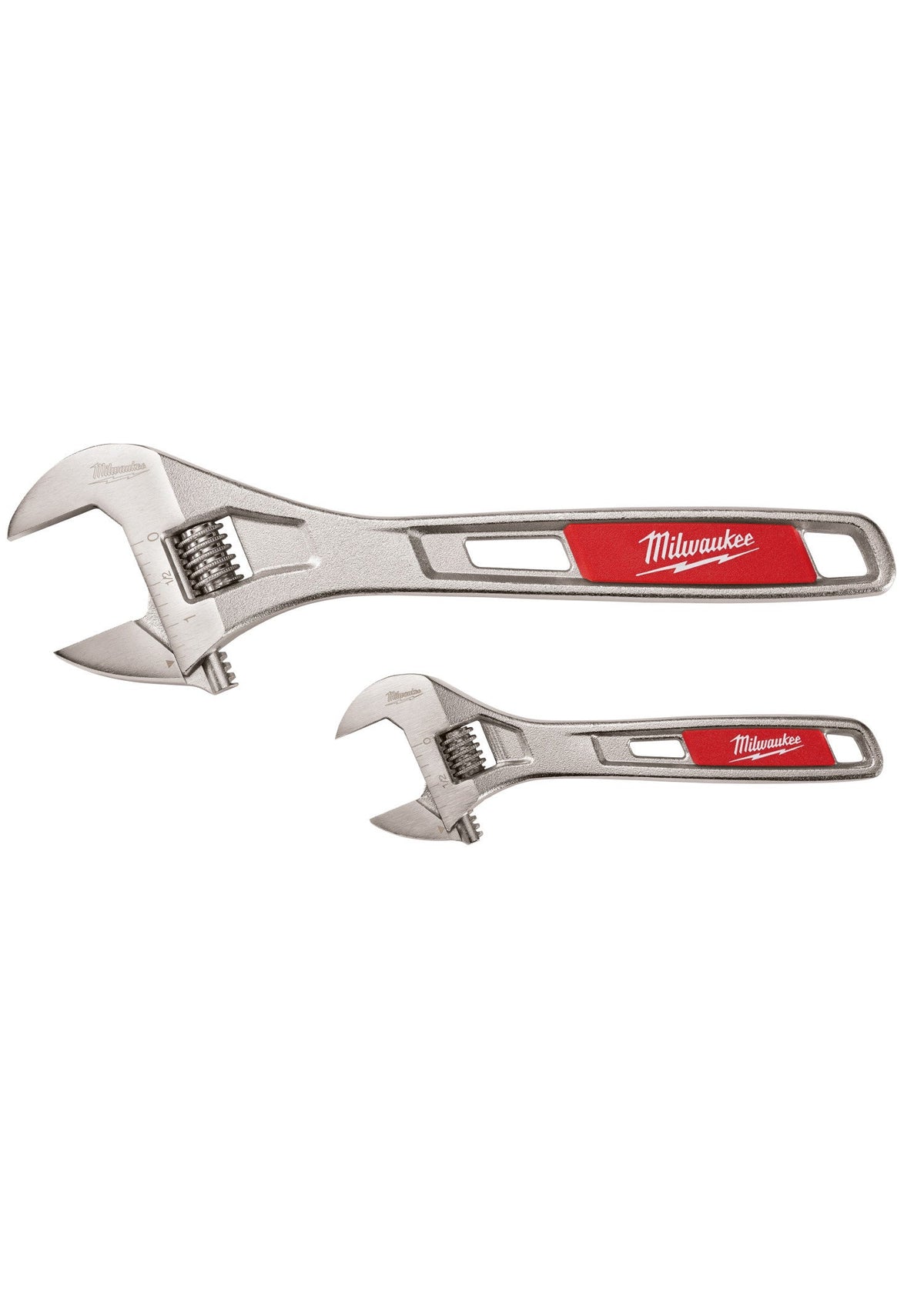 2pc Adjustable Wrench Set