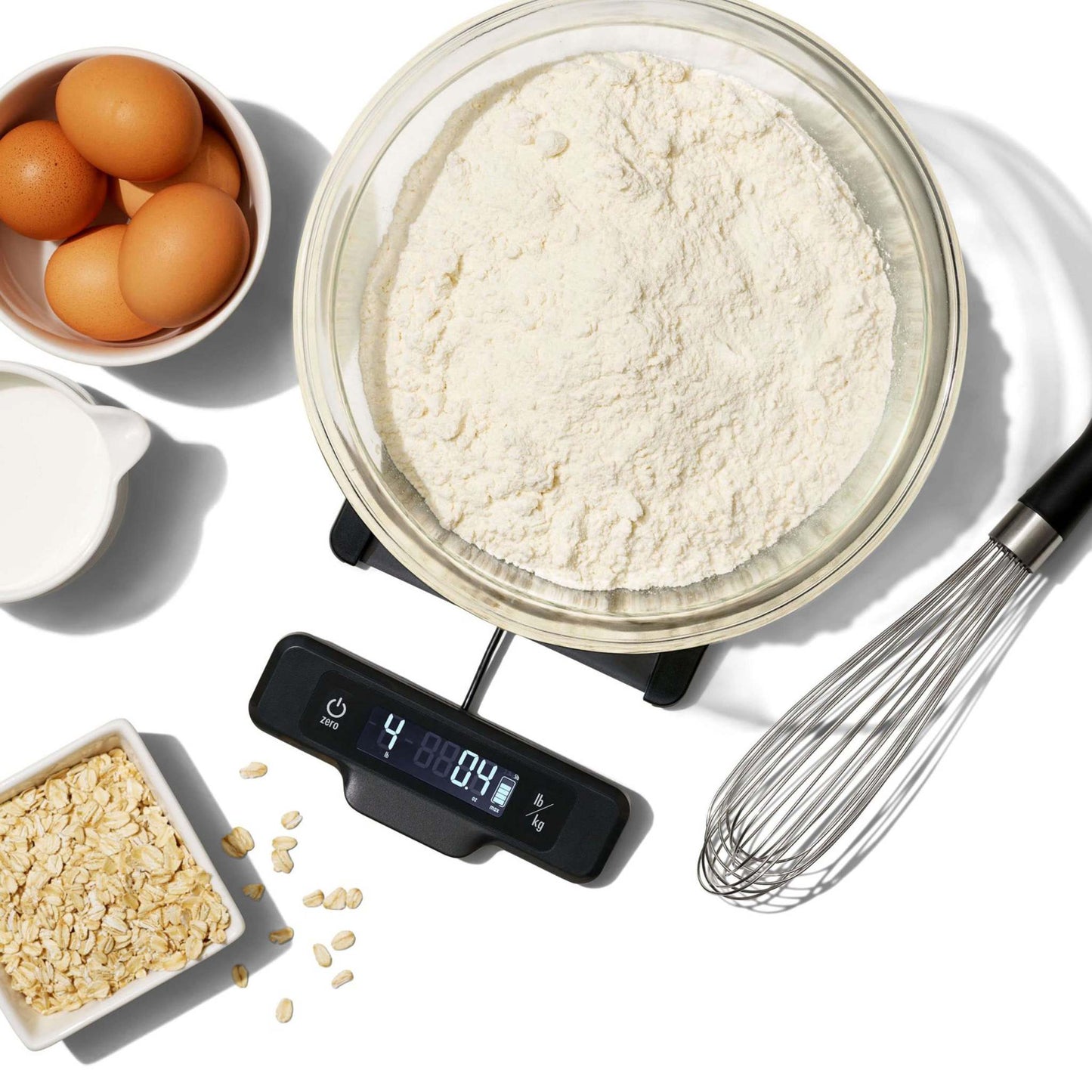 GOOD GRIPS 5LB FOOD SCALE W/ PULL-OUT DISPLAY