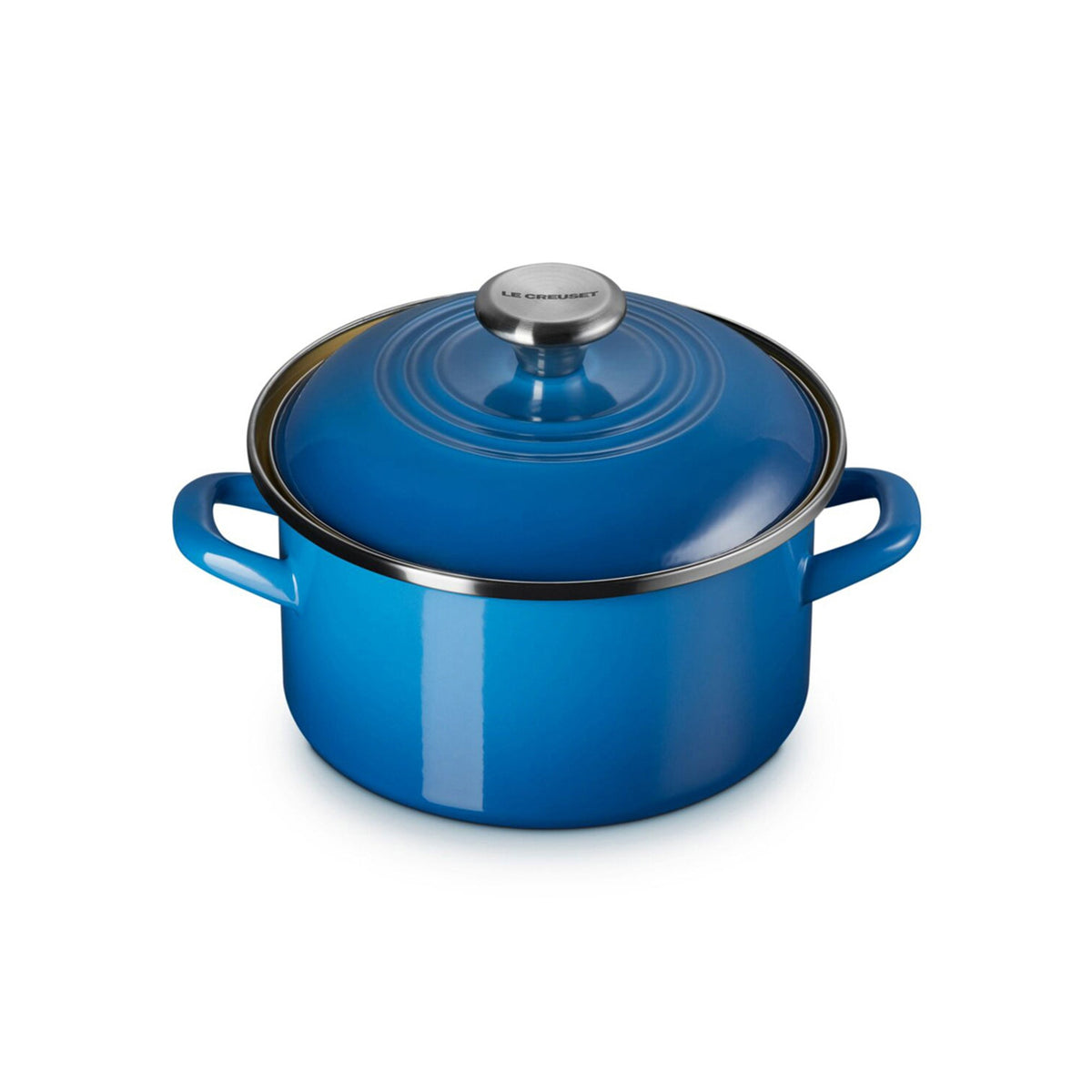 3.8qt Enamel on Steel Covered Petite Stockpot Marseille