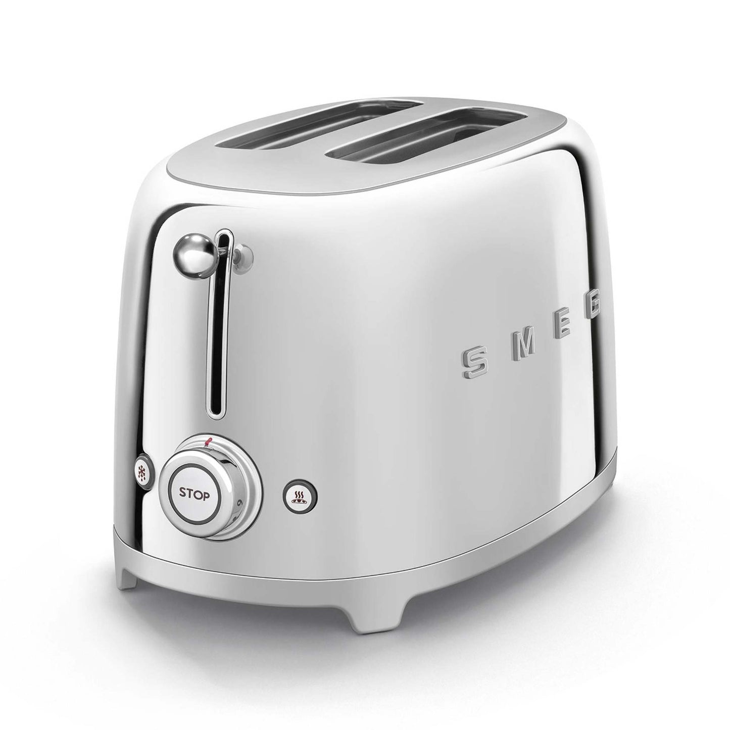 50'S RETRO-STYLE 2 SLICE TOASTER, STAINLESS STEEL