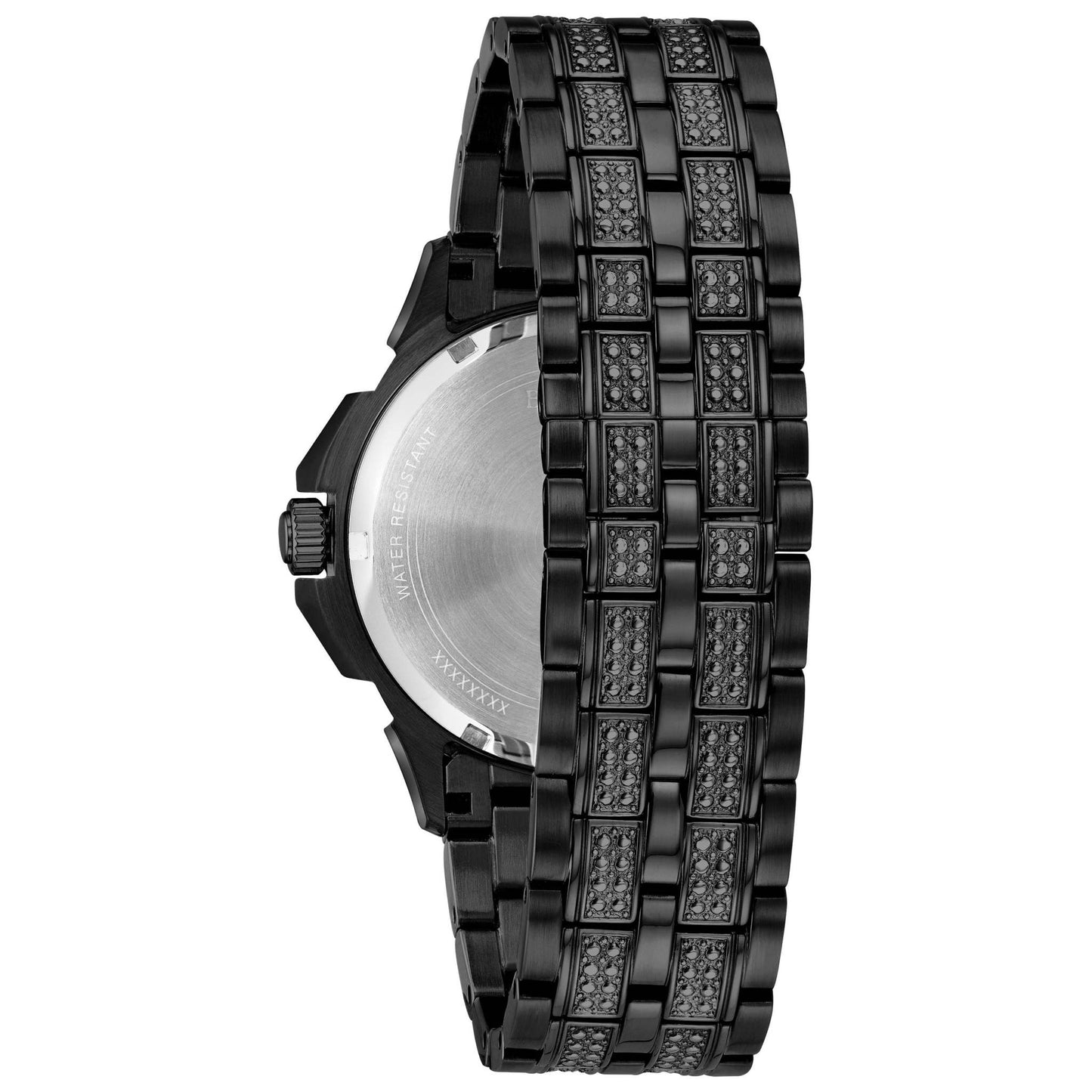 MENS IP & SWAROVSKI CRYSTAL WATCH