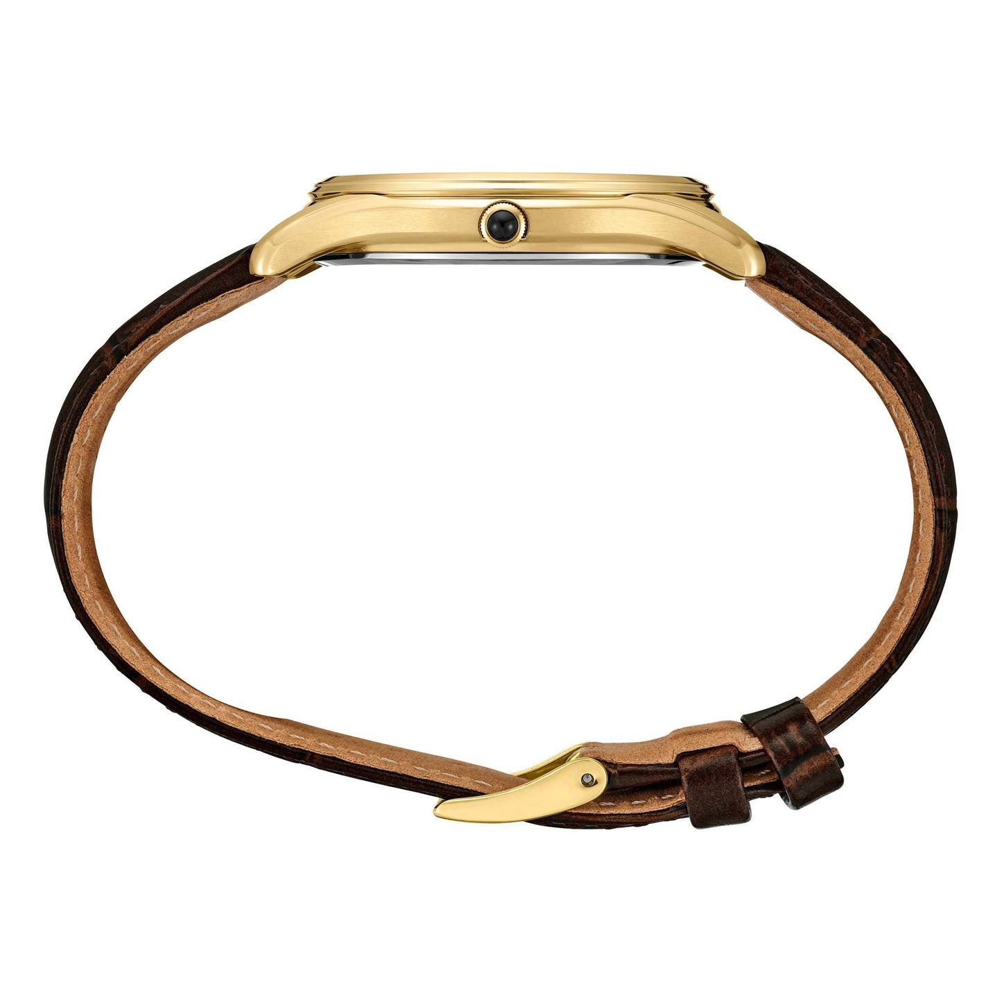 MENS ESSENTIALS LEATHER STRAP WATCH