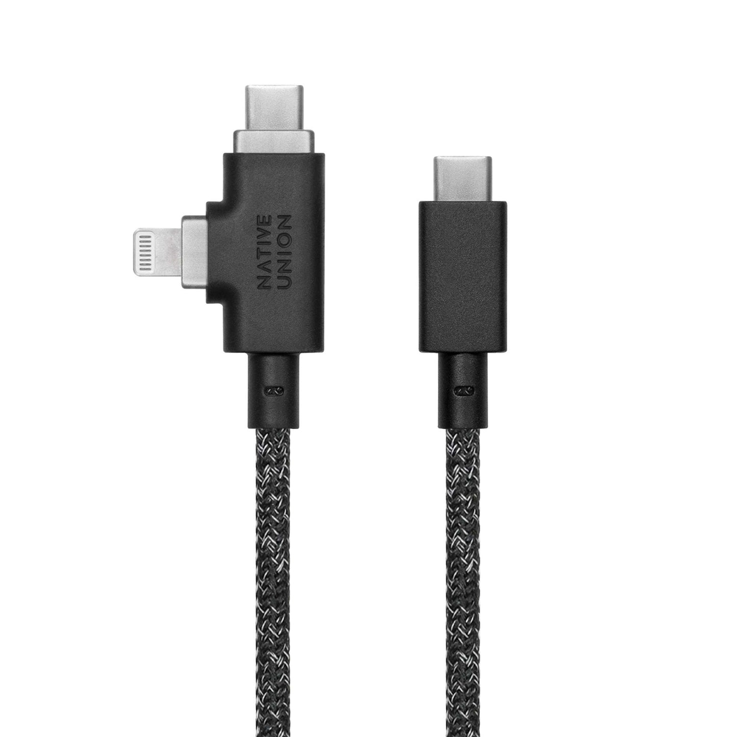 8 FT BELT CABLE DUO PRO USB-C TO LIGHTNING & USB-C COSMOS
