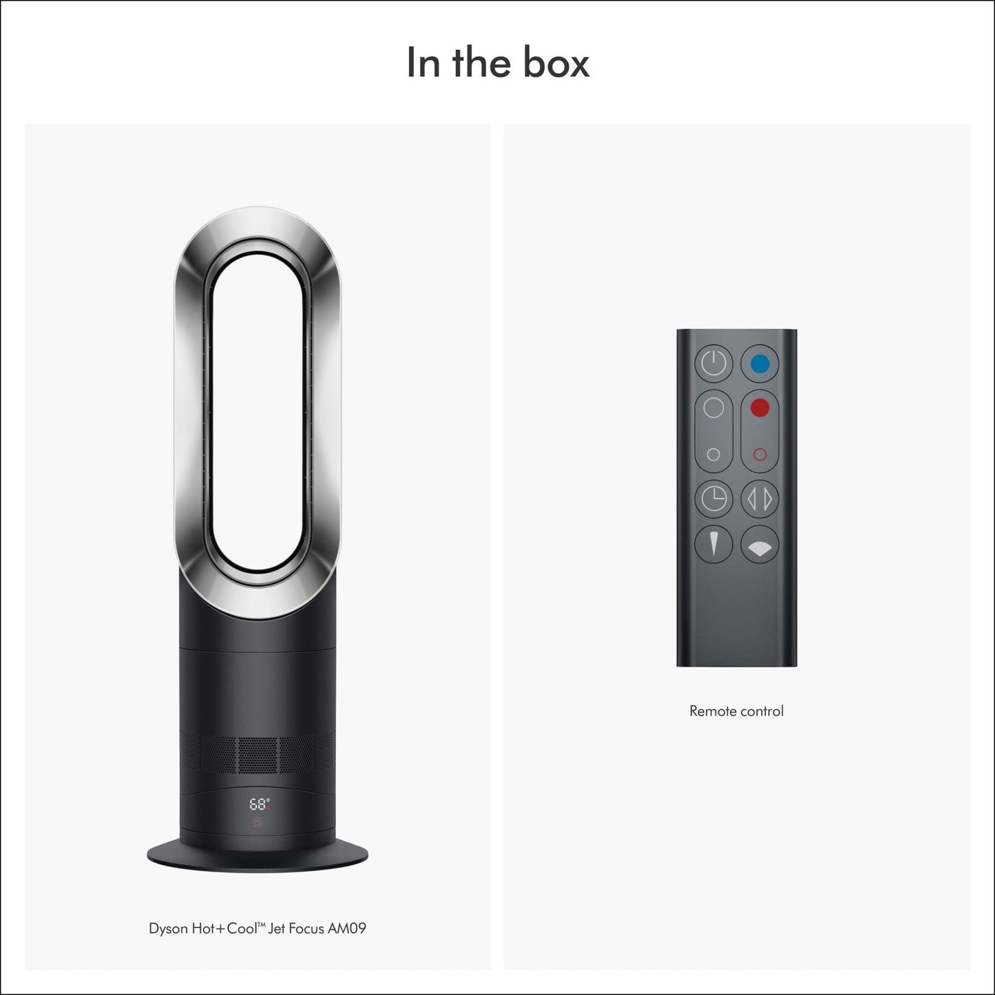 AM09 HOT & COOL JET FOCUS FAN & HEATER