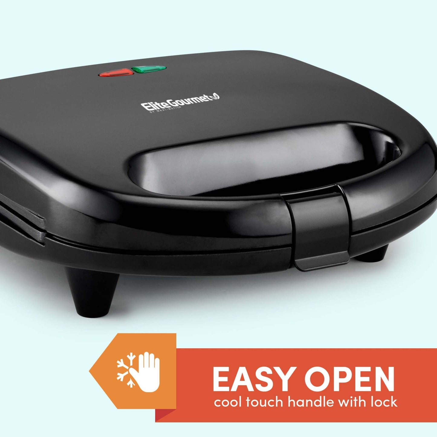 CUISINE 2 SLICE COOL TOUCH ELECTRIC SANDWICH MAKER
