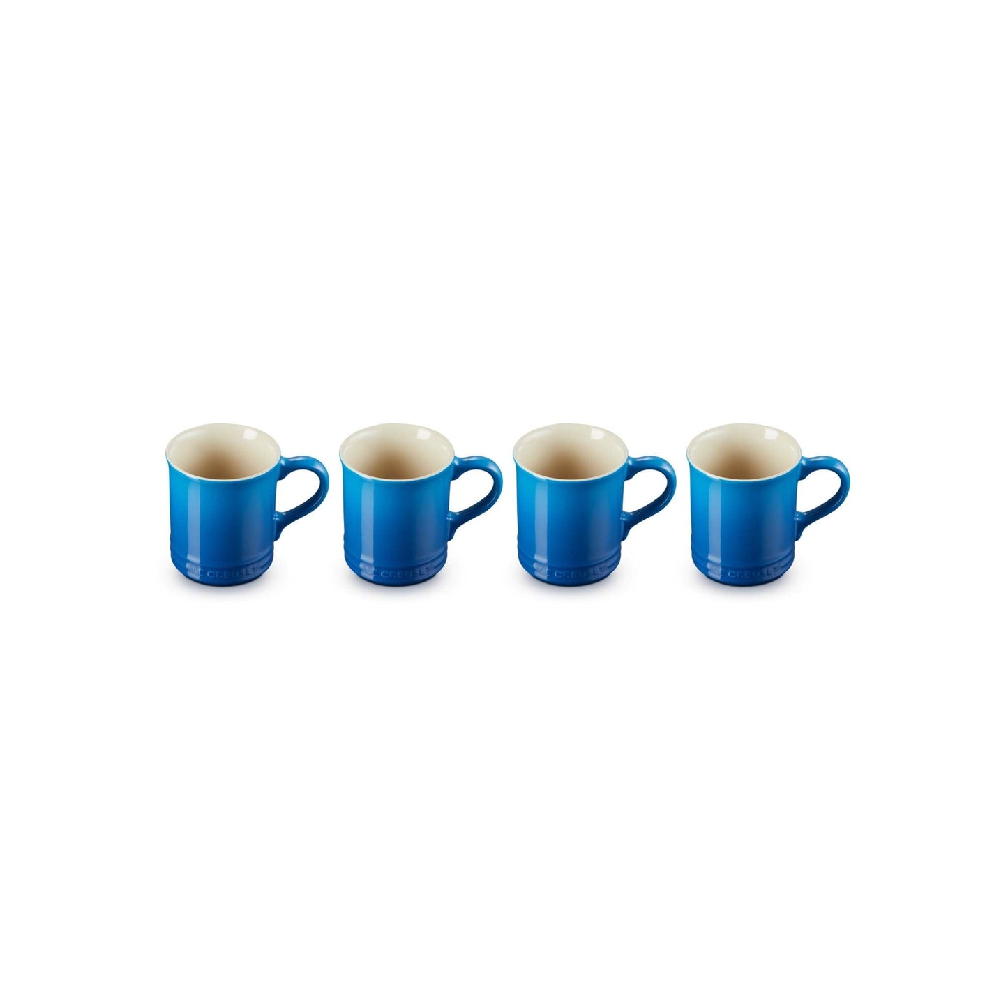 SET OF 4 STONEWARE MUGS MARSEILLE