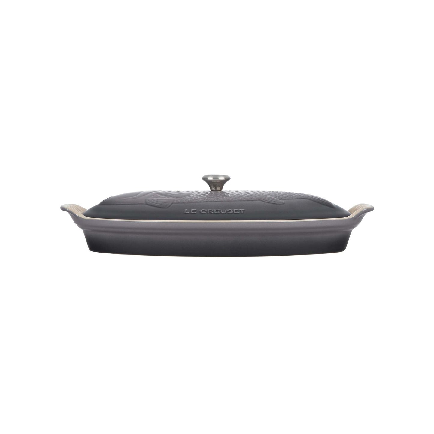 1.7QT HERITAGE STONEWARE FISH BAKER OYSTER