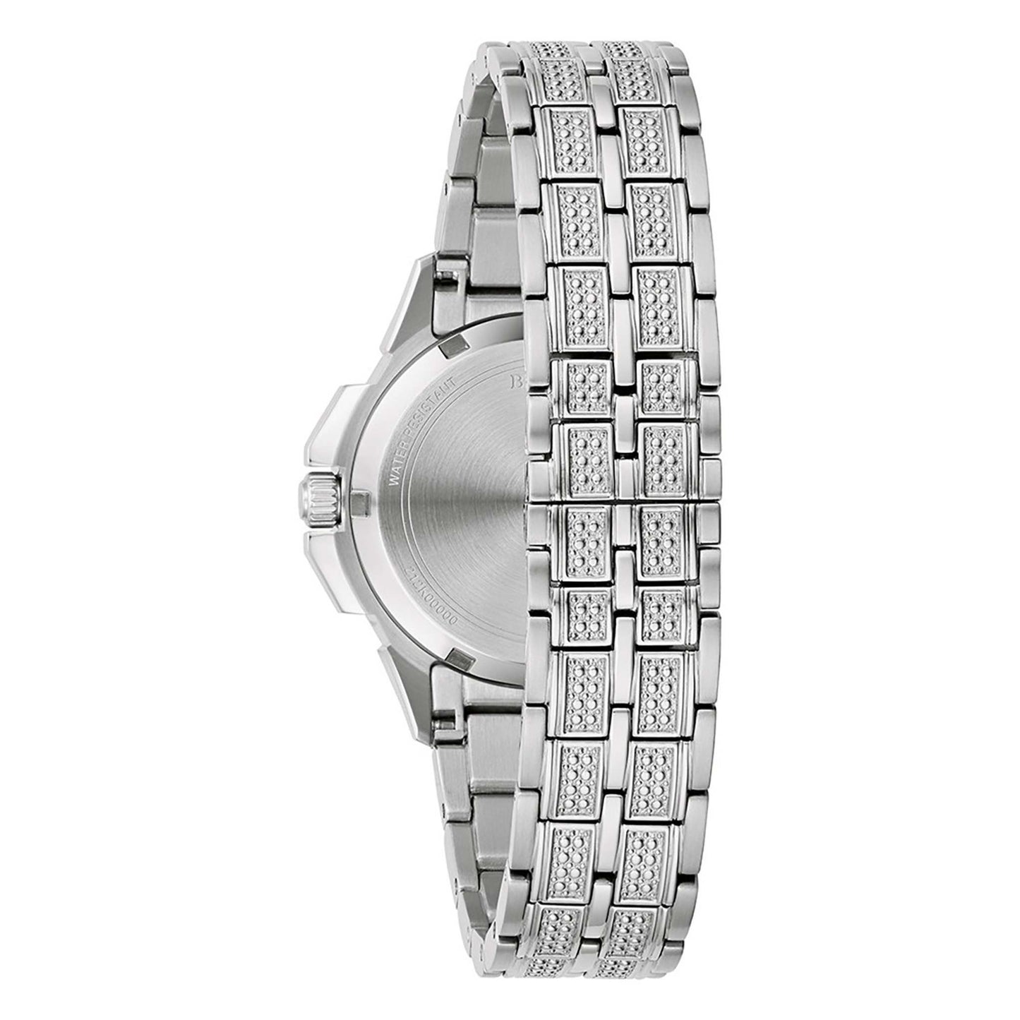 LADIES' OCTAVA CRYSTAL STAINLESS STEEL WATCH, CRYSTAL PAVE DIAL