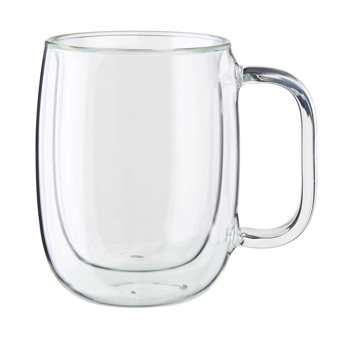 SORRENTO 4PC DOUBLE WALL GLASS COFFEE MUG SET