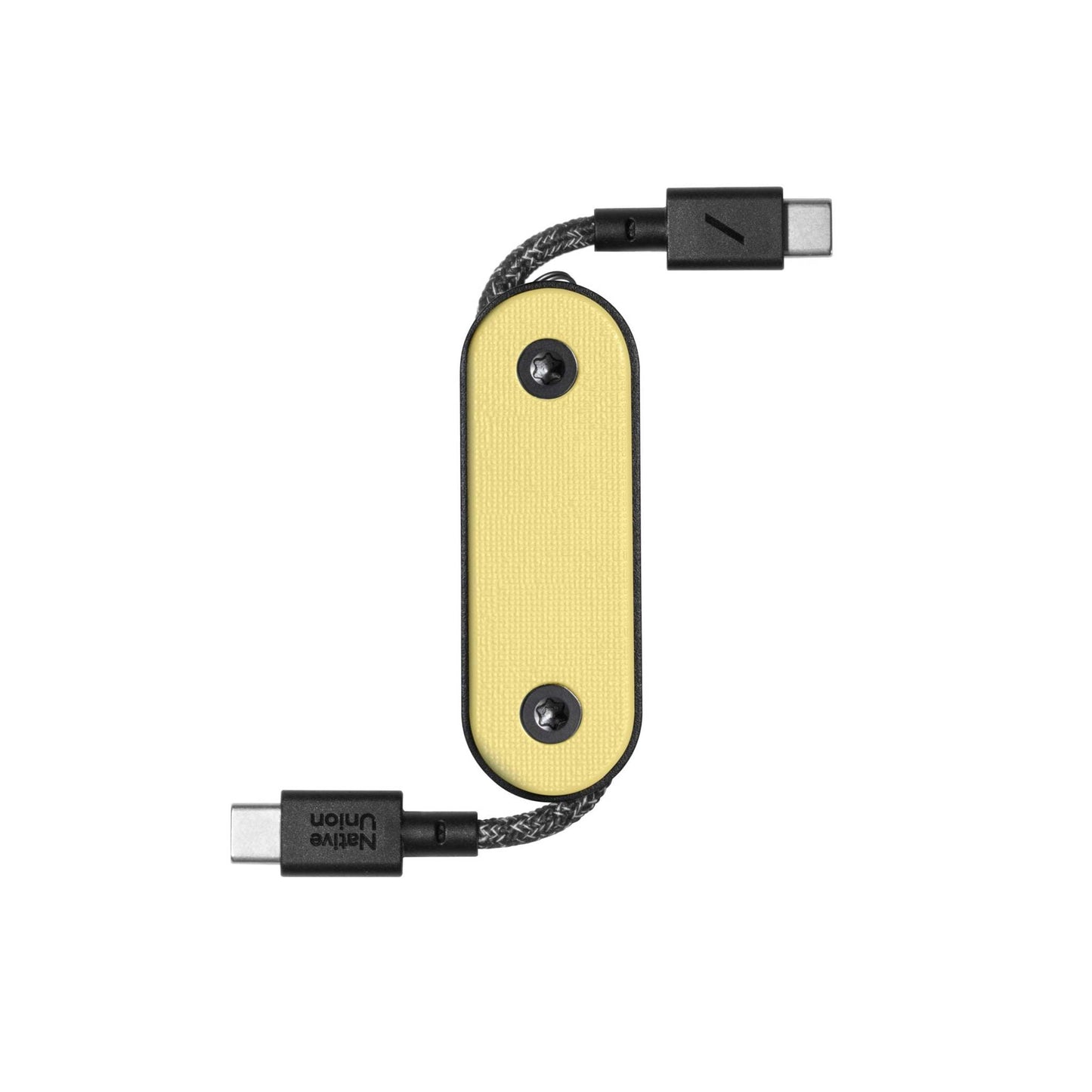 POCKET CABLE PORTABLE USB-C TO USB-C CABLE LEMON