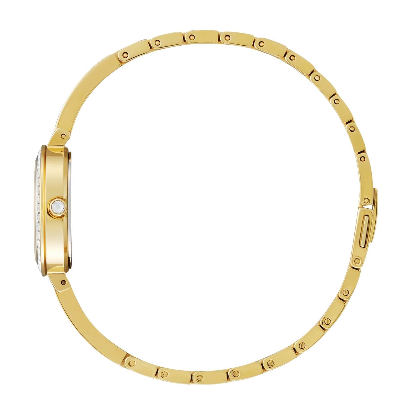 LADIES SILHOUETTE CRYSTAL ECO-DRIVE WATCH MOTHER-OF-PEARL DIAL