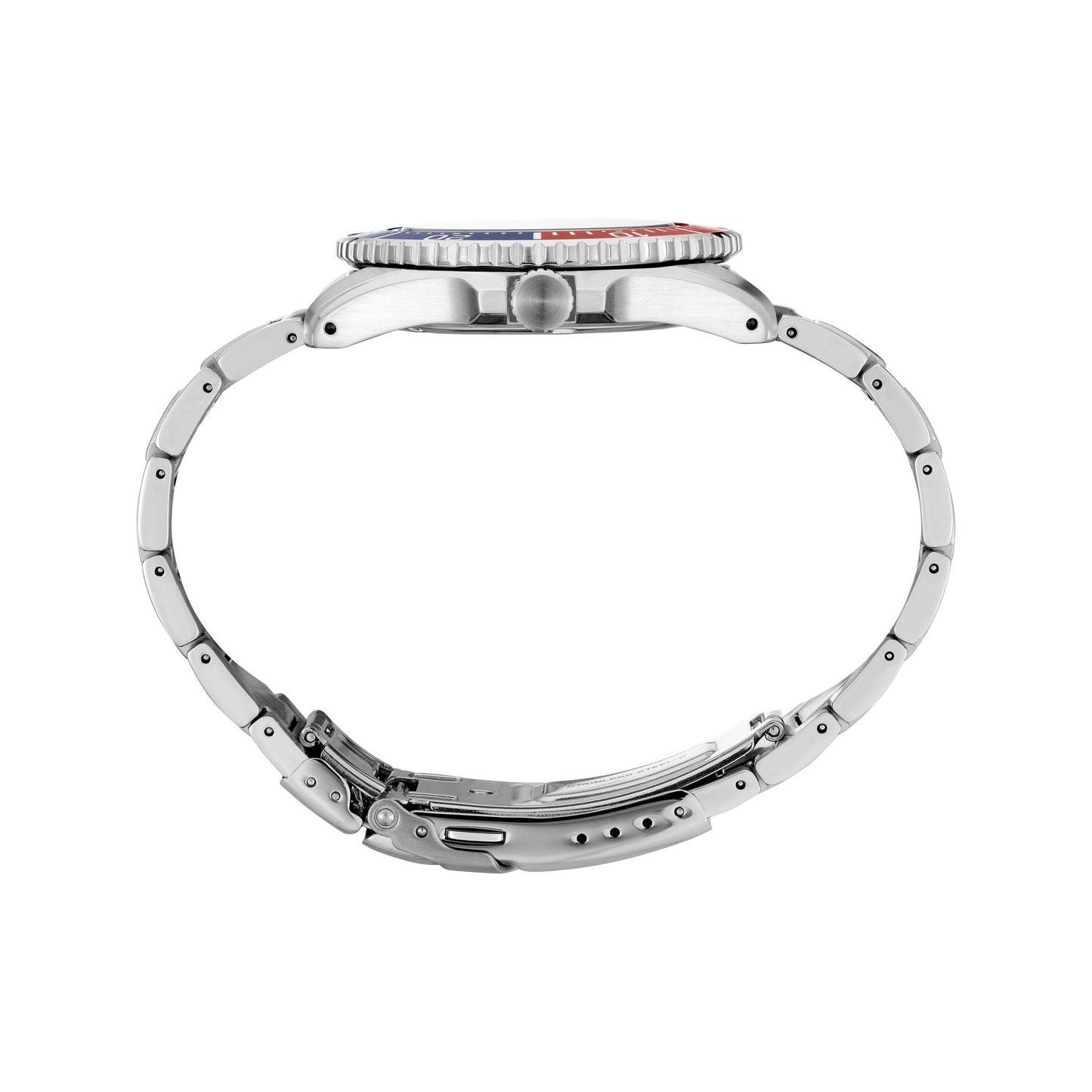 MEN'S PROSPEX SOLAR DIVER STAINLESS STEEL WATCH, DIAL