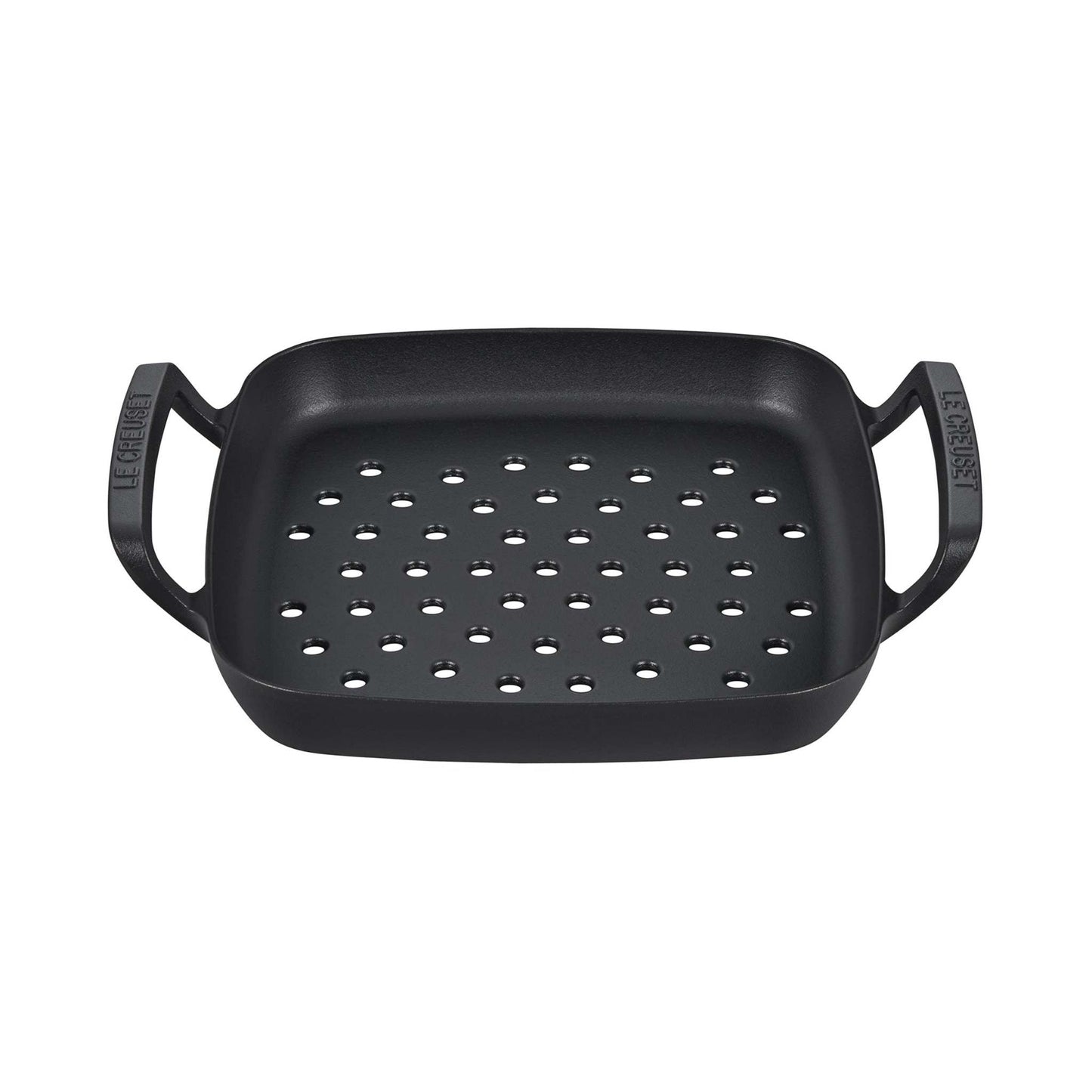 ALPINE OUTDOOR 12" SQUARE CAST IRON GRILL BASKET