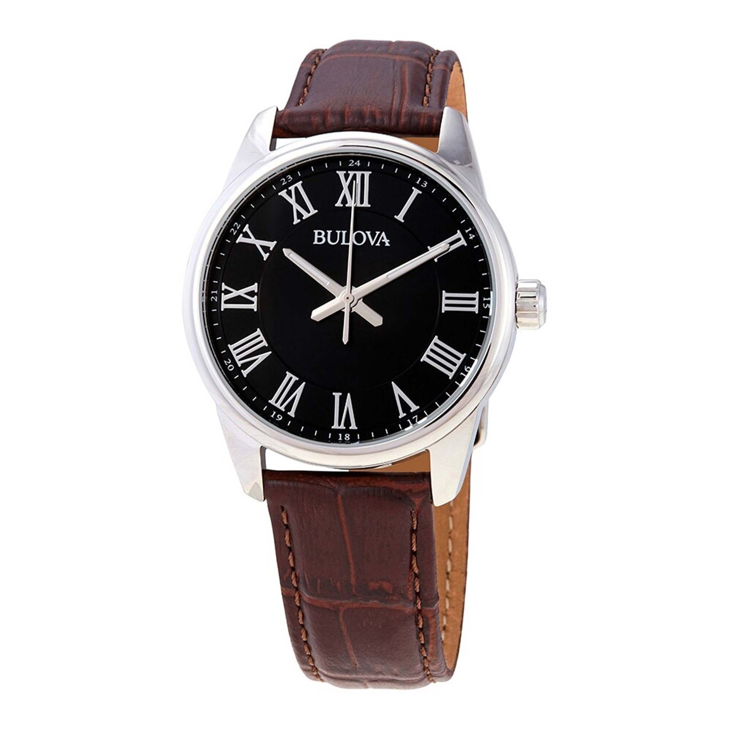 MEN'S QUARTZ LEATHER STRAP WATCH, DIAL
