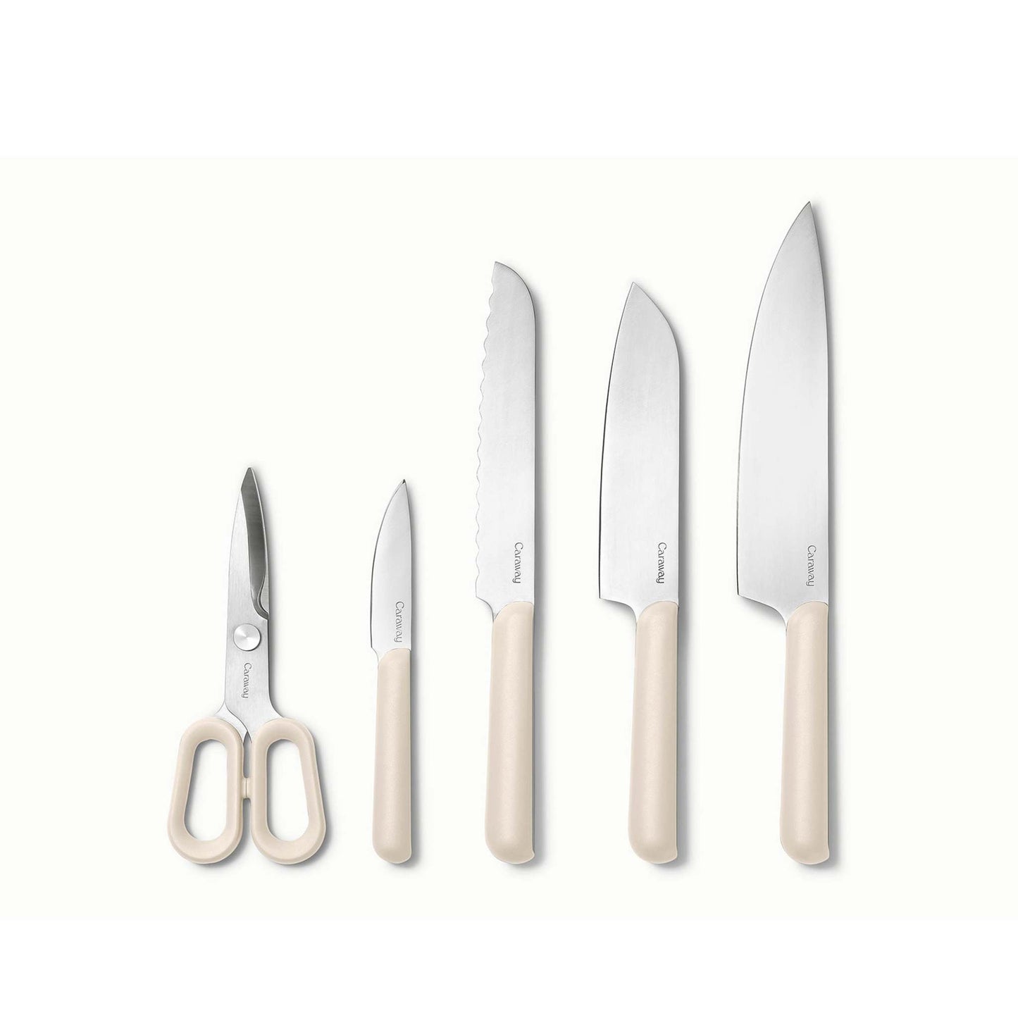 14PC KNIFE & UTENSIL SET CREAM
