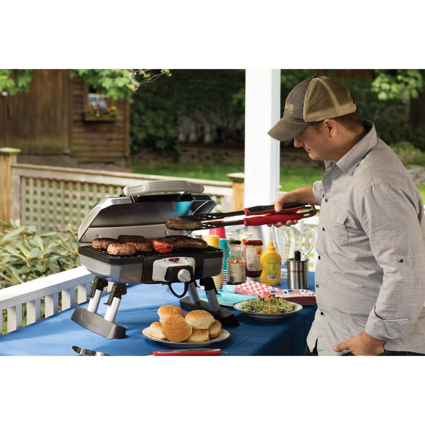 3PC GRILLING TOOL SET W/ GRILL GLOVE