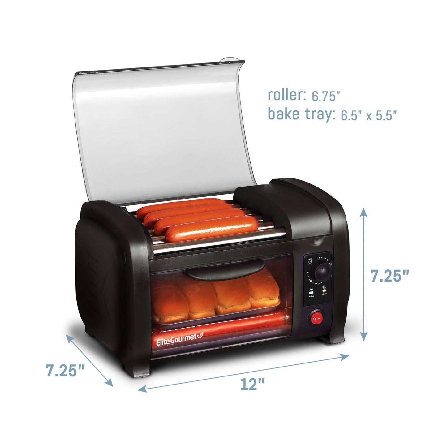 HOT DOG ROLLER/TOASTER OVEN