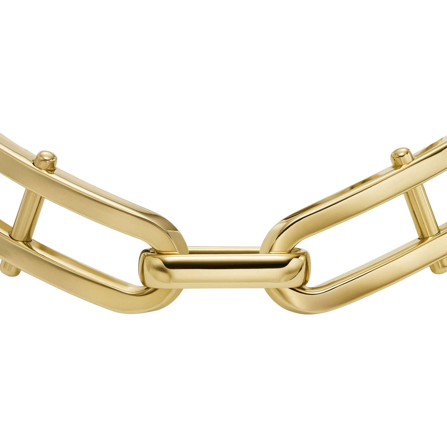 HERITAGE D-LINK STAINLESS STEEL CHAIN BRACELET