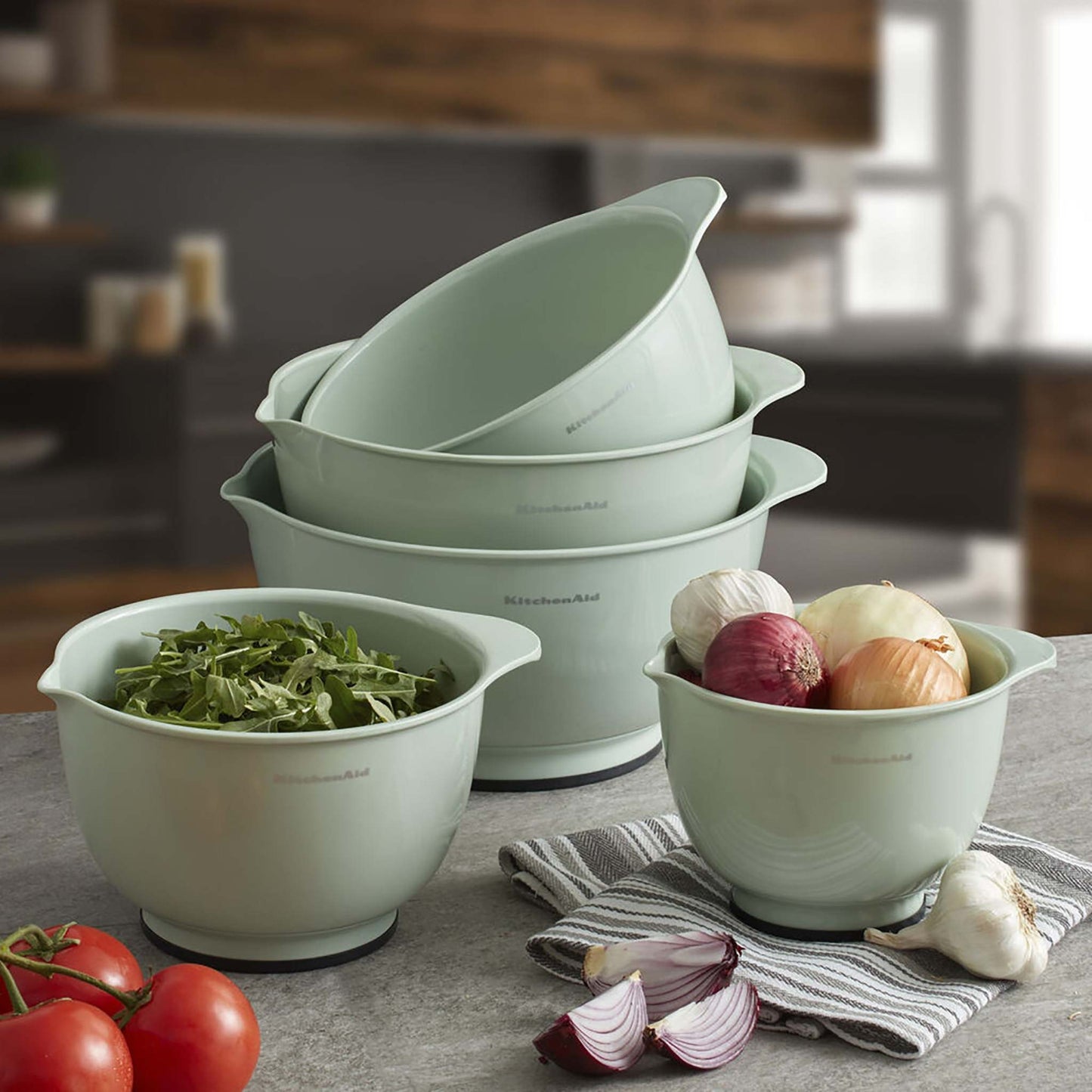 5PC MIXING BOWL PISTACHIO