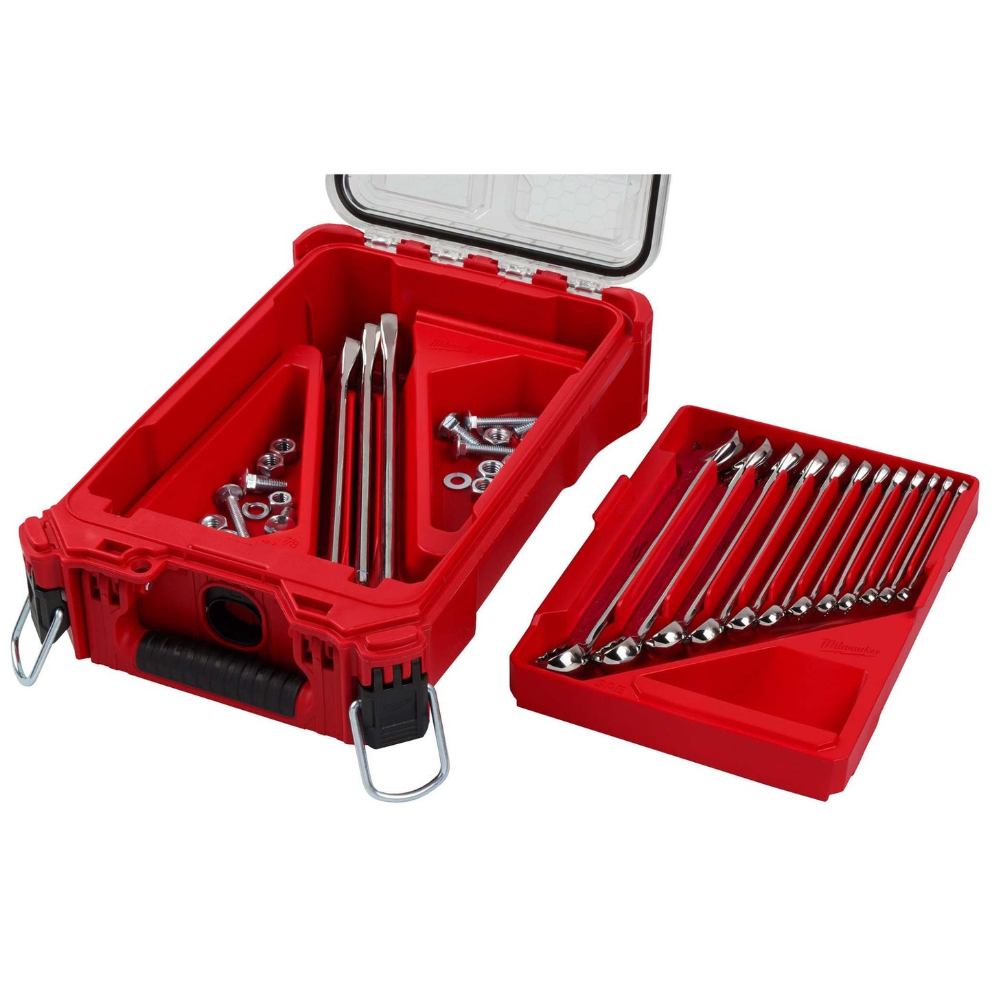 15PC SAE COMBINATION WRENCH SET W/ PACKOUT COMPACT ORGANIZER