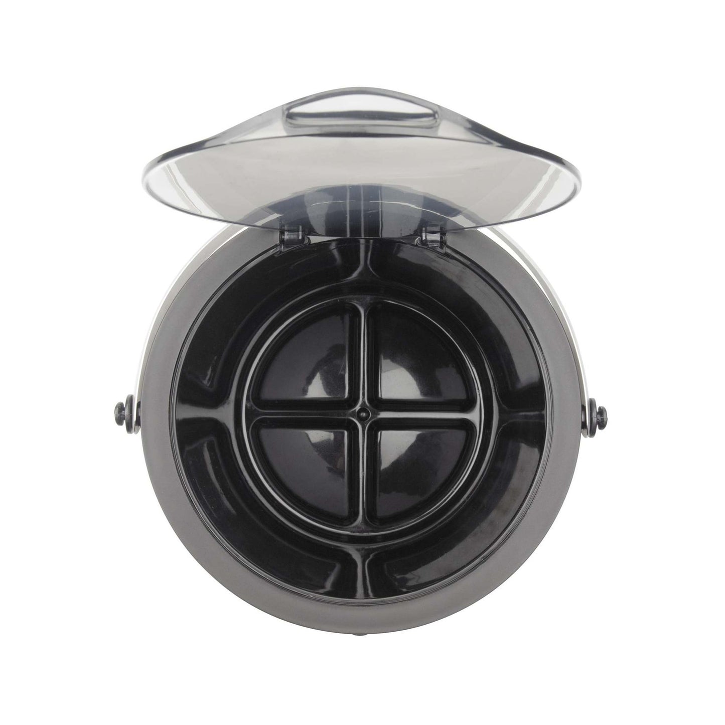 STEEL ICE BUCKET & TONGS SET