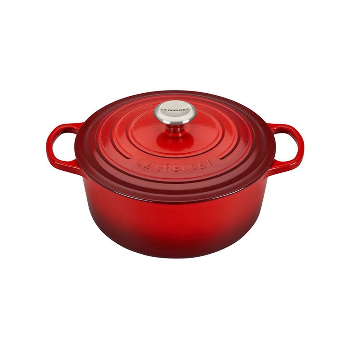 3PC SIGNATURE CAST IRON COOKWARE SET CERISE