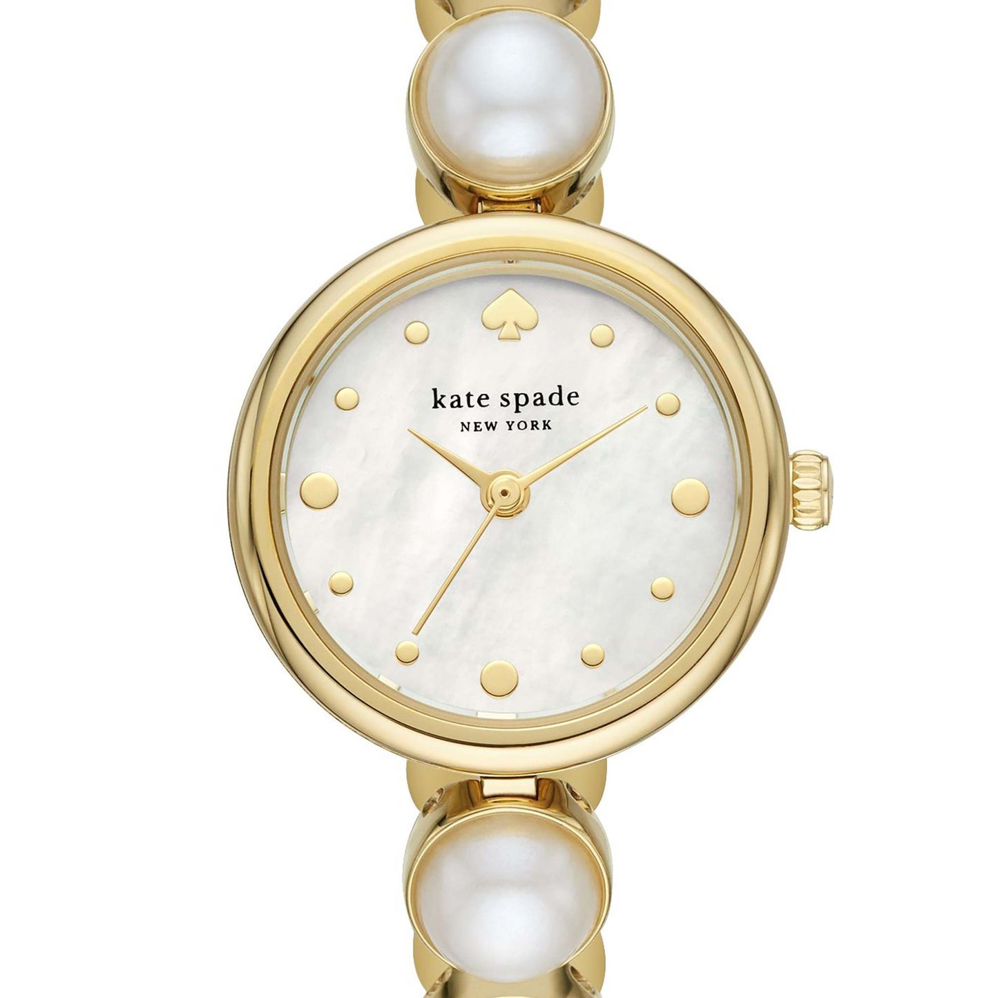 LADIES' MONROE PEARL BEADED BRACELET WATCH, MOTHER-OF-PEARL DIAL