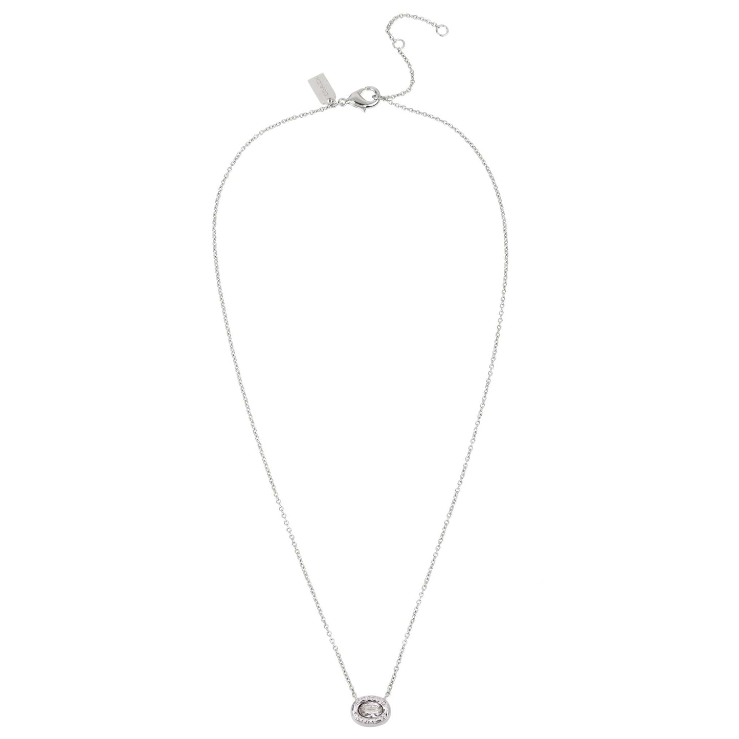 SIGNATURE LOGO PENDANT NECKLACE