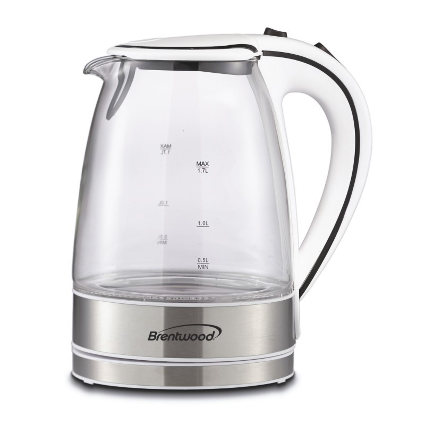 CORDLESS GLASS ELECTRIC KETTLE - (WHITE)