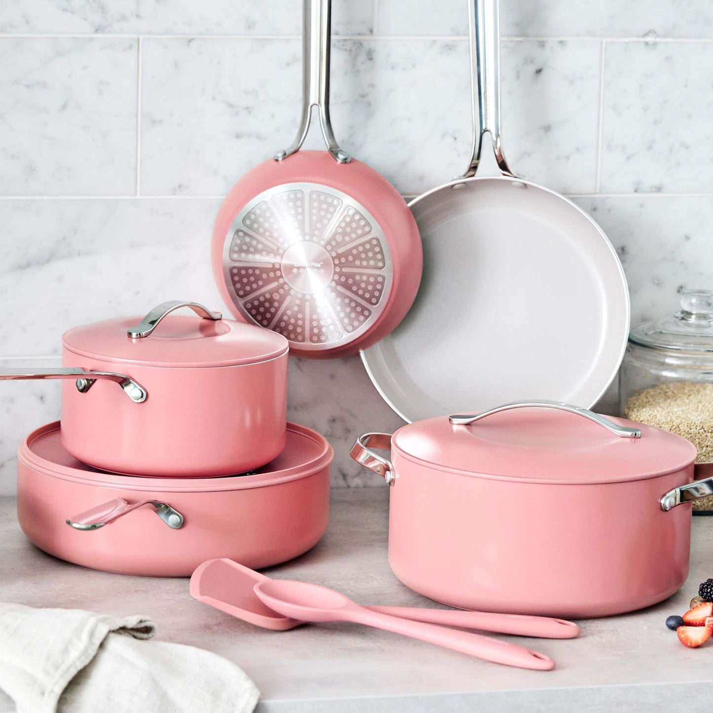 NOVA 10PC CERAMIC NONSTICK COOKWARE SET