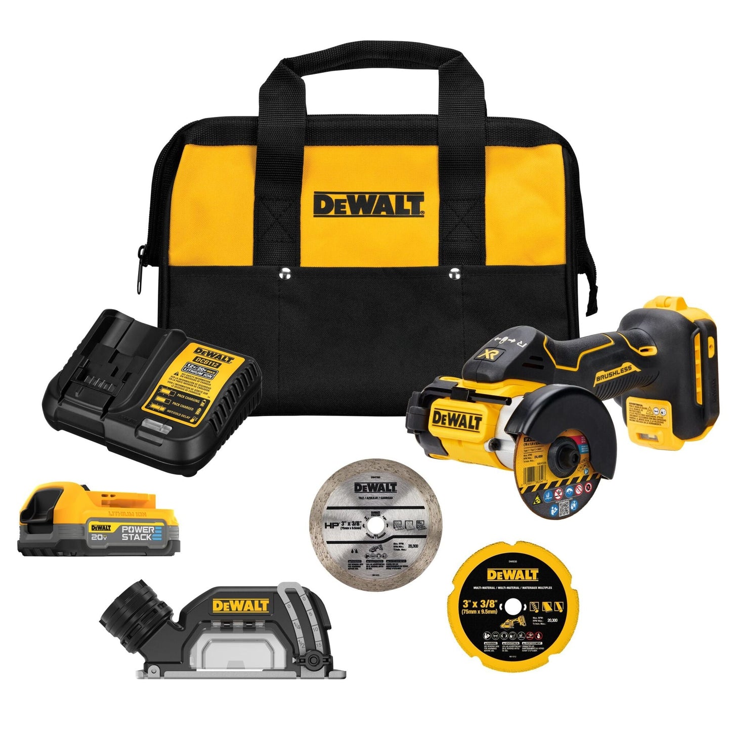 COMPACT 20V MAX XR BRUSHLESS 3" CUT-OFF TOOL KIT