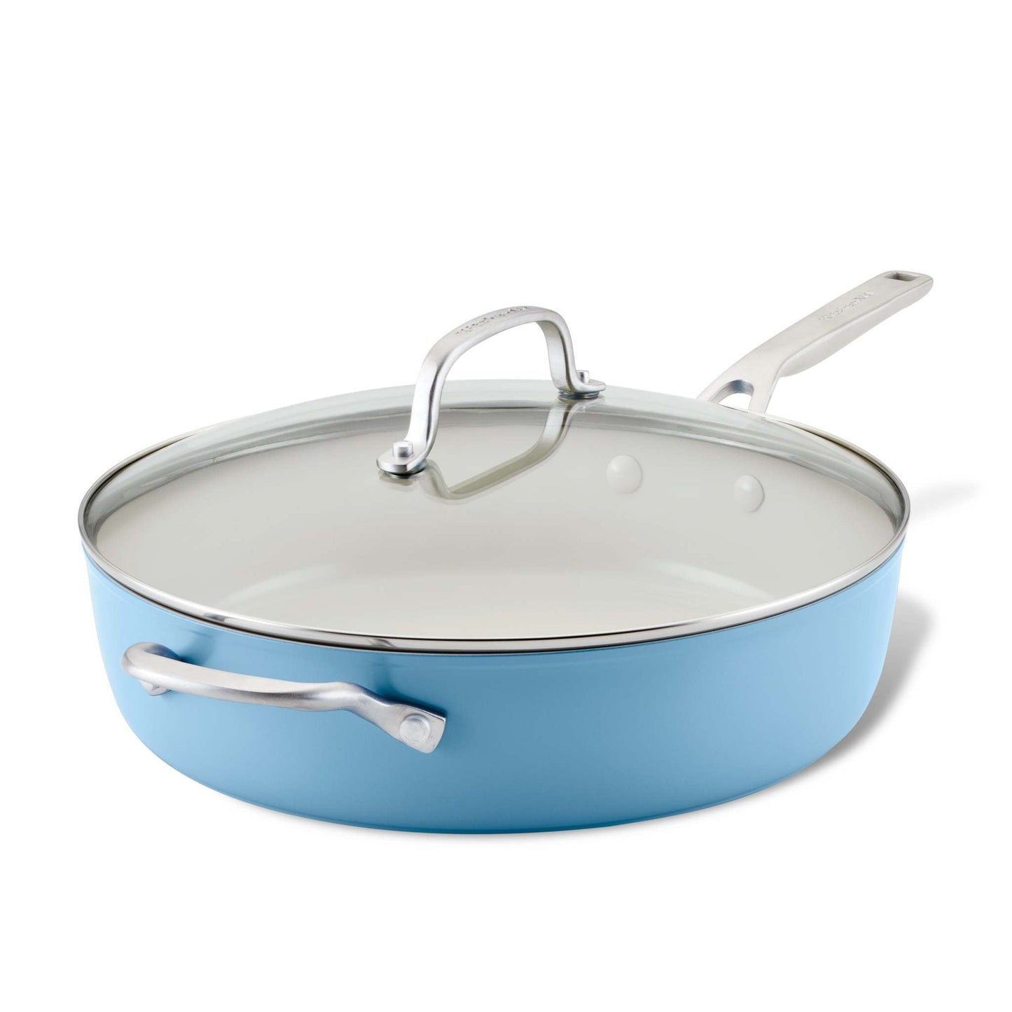 HARD ANODIZED CERAMIC 5QT SAUTE PAN W/ LID VELVET