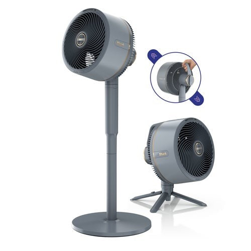 FlexBreeze Pedestal & Tabletop Indoor/Outdoor Fan w/ InstaCool Mist, Gray